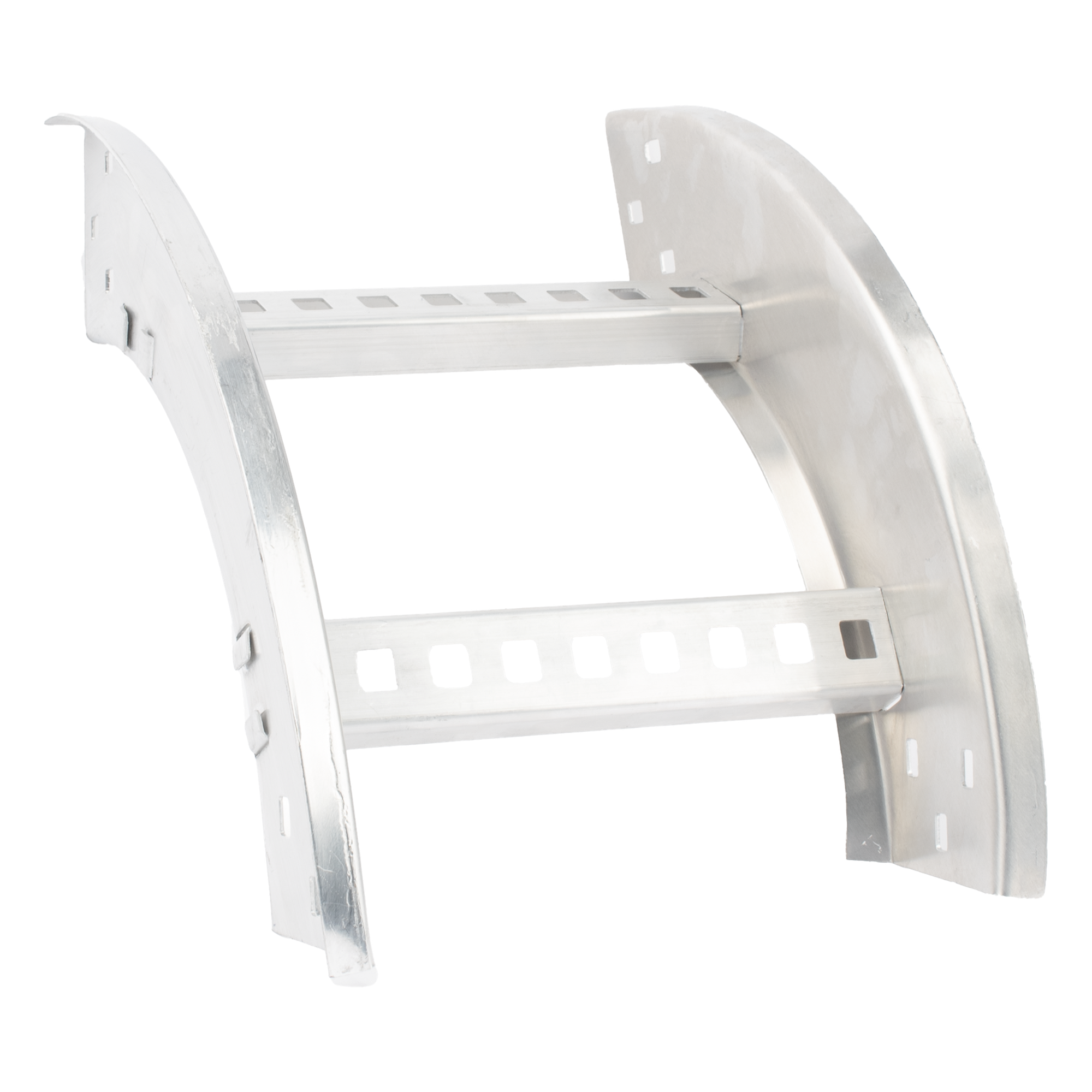 Curva Vertical Exterior / Perfil Z / Peralte 3 1/4" / Ancho 9" / Radio 8" / Aluminio / NEMA VE1-VE2 — CHAROFIL · SKU CHVE908R8X9AK