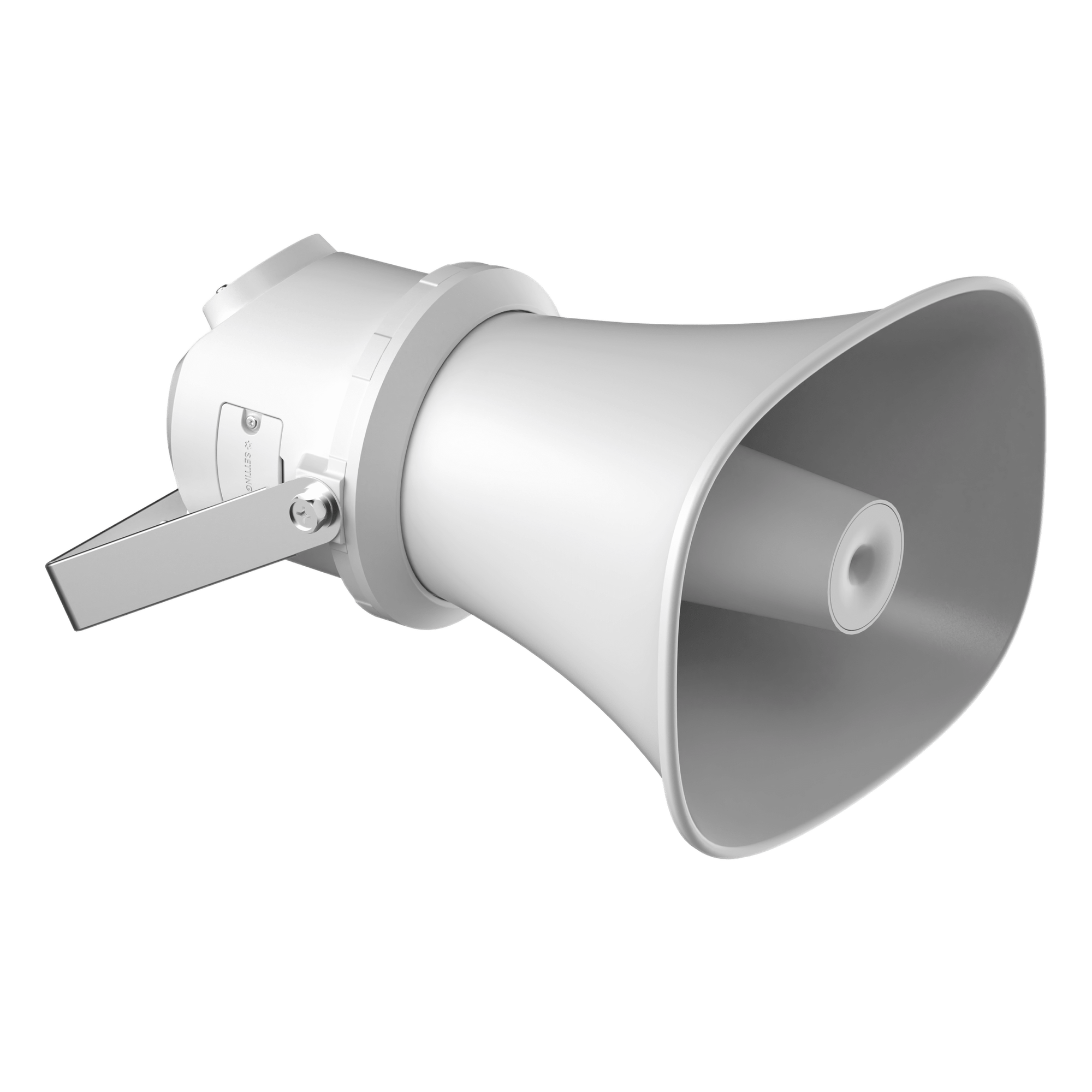 Bocina IP Trompeta / 7 Watts / PoE+ / IP67 / Audio Bidireccional SIP / TTS / 4 GB eMMC — HIKVISION · SKU DS-QAZ1307G1T-E(C)