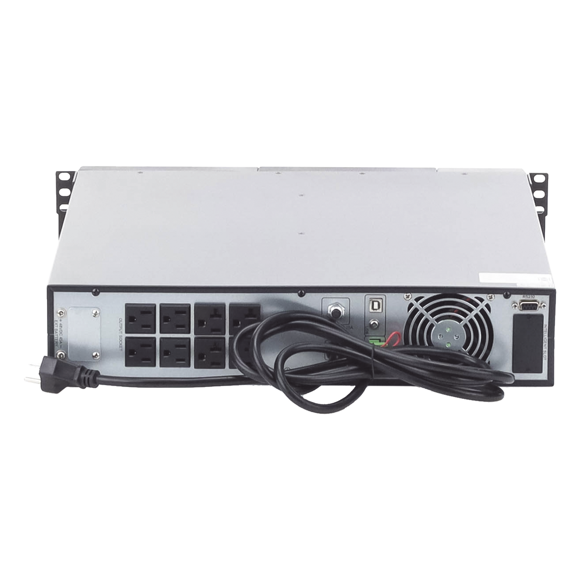 UPS de 2000VA/1800W / Topología On-Line Doble Conversión / Entrada y Salida de 120 Vca / Clavija de Entrada NEMA 5-20P / Pantalla LCD Configurable / Formato Rack/Torre 