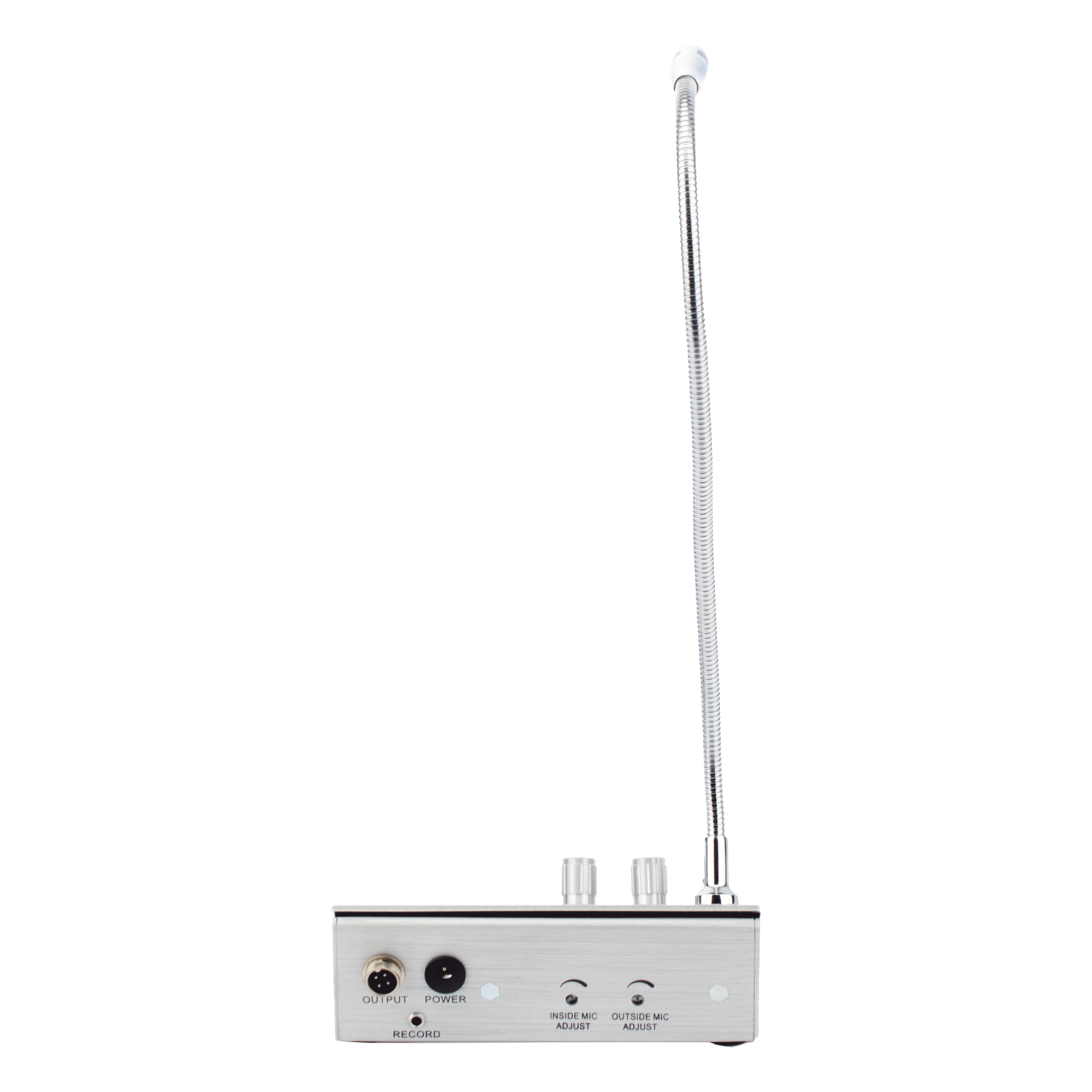 Sistema de Intercomunicación | Ideal para Ventanillas | Audio de voz de dos vías | 12V/1A 2W | Micrófono Interior + Micrófono Exterior