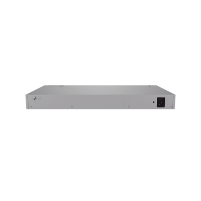 Switch de Acceso eKit Administrable / Capa 2 / 24 Puertos PoE+ Gigabit + 2 Puertos SFP(2.5 Gbps) + 2 Puertos SFP+(10 Gbps) / PoE Perpetuo / Presupuesto PoE 400 W / Sin licenciamiento