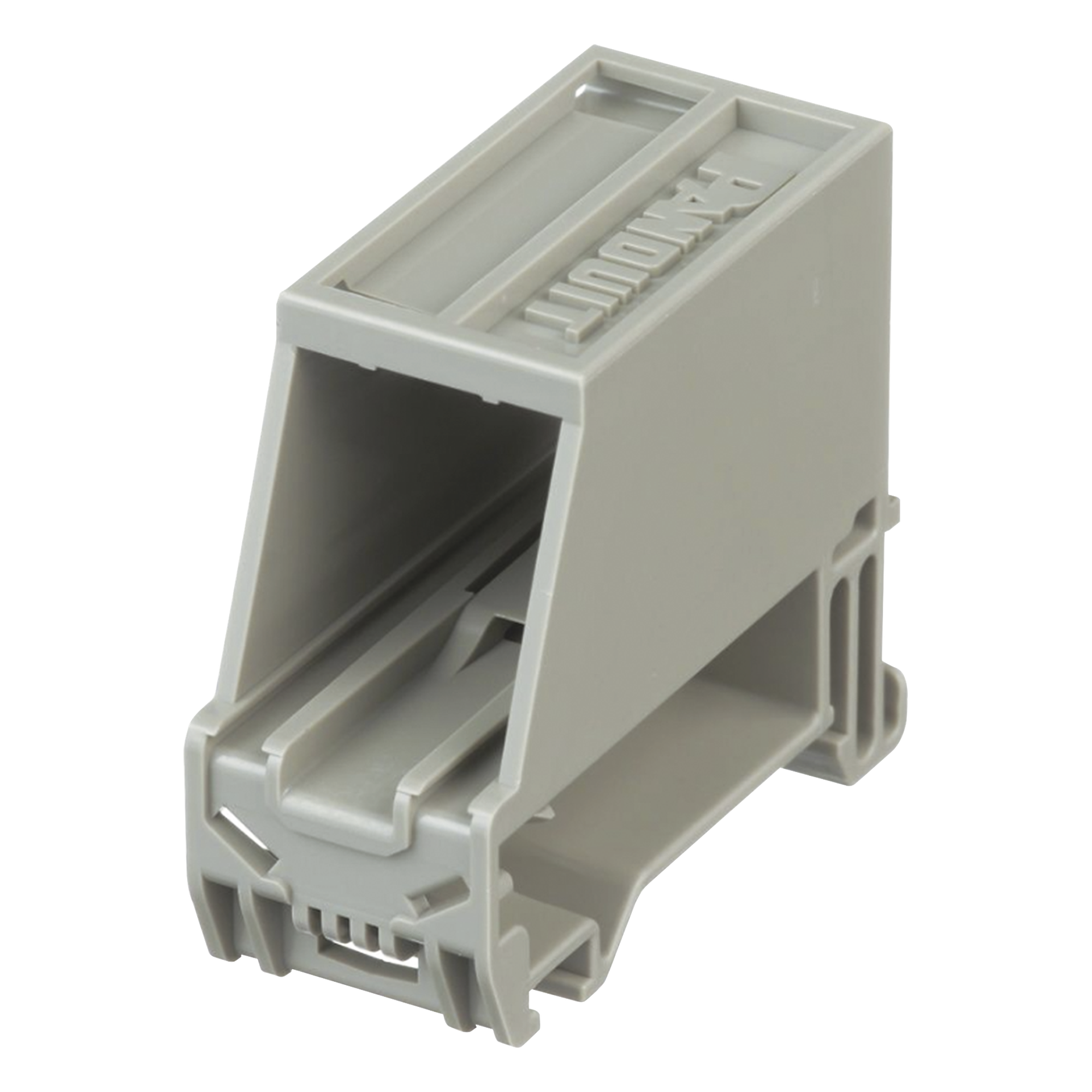 Adaptador de 1 Puerto / Riel DIN 35 mm (1.38 pulgadas) / Policarbonato UL94V-0 / Color Gris Internacional — PANDUIT · SKU CADIN1IG