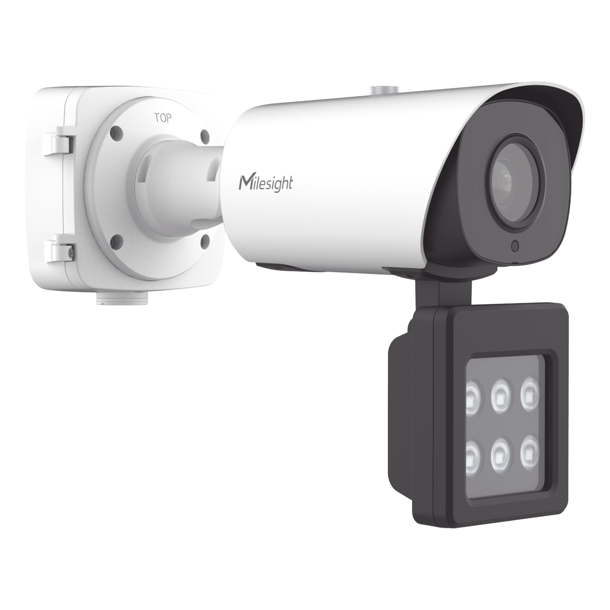 Cámara Bala IP / LPR con IA en Tiempo Real / 90 fps / IR/Blanca 70 m (229.7 ft) / Starvis 0.002 Lux / Super WDR 140 dB / IP67