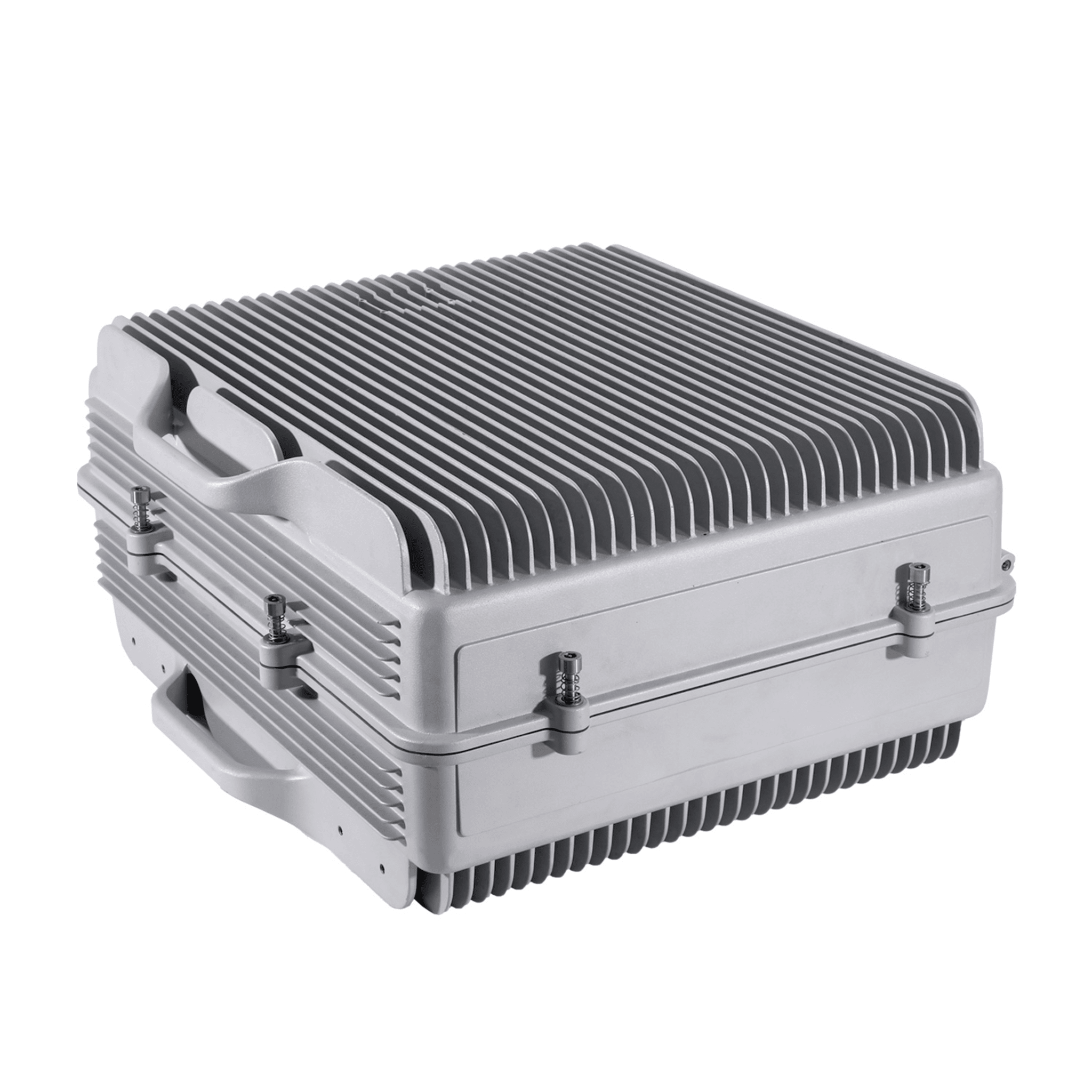 COBERTURA DE HASTA 5 km / Amplificador de Señal Celular / Banda 5, 850 MHz / 20 Watts de Potencia / Banda Ancha Multioperador / Protección Autoexcitación / Monitoreo USB / Gabinete IP65.