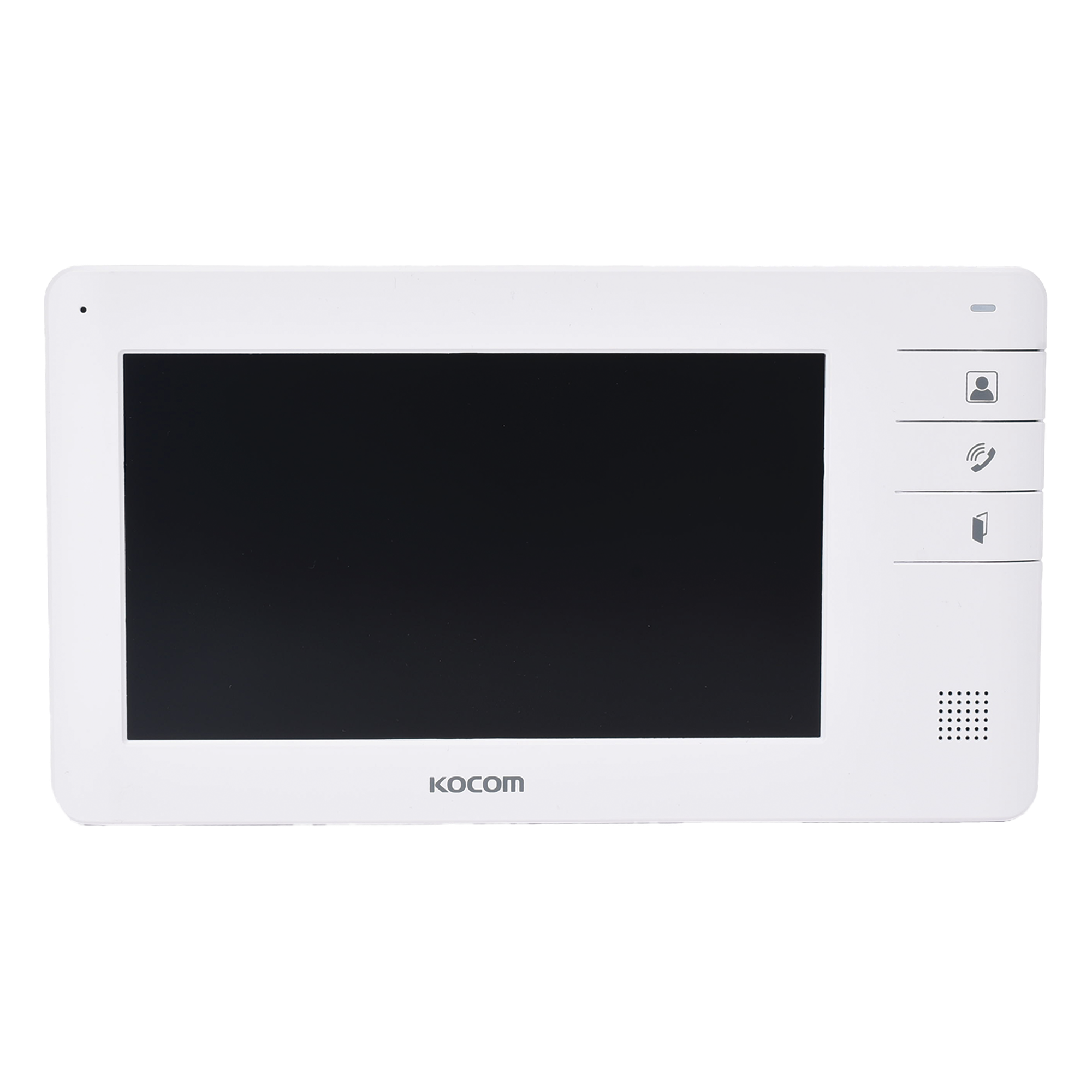 Monitor de Videoportero / 7 Pulgadas / 2 Frentes de Calle / Montaje en Superficie / 15 VCD — KOCOM · SKU KCVS701EBC