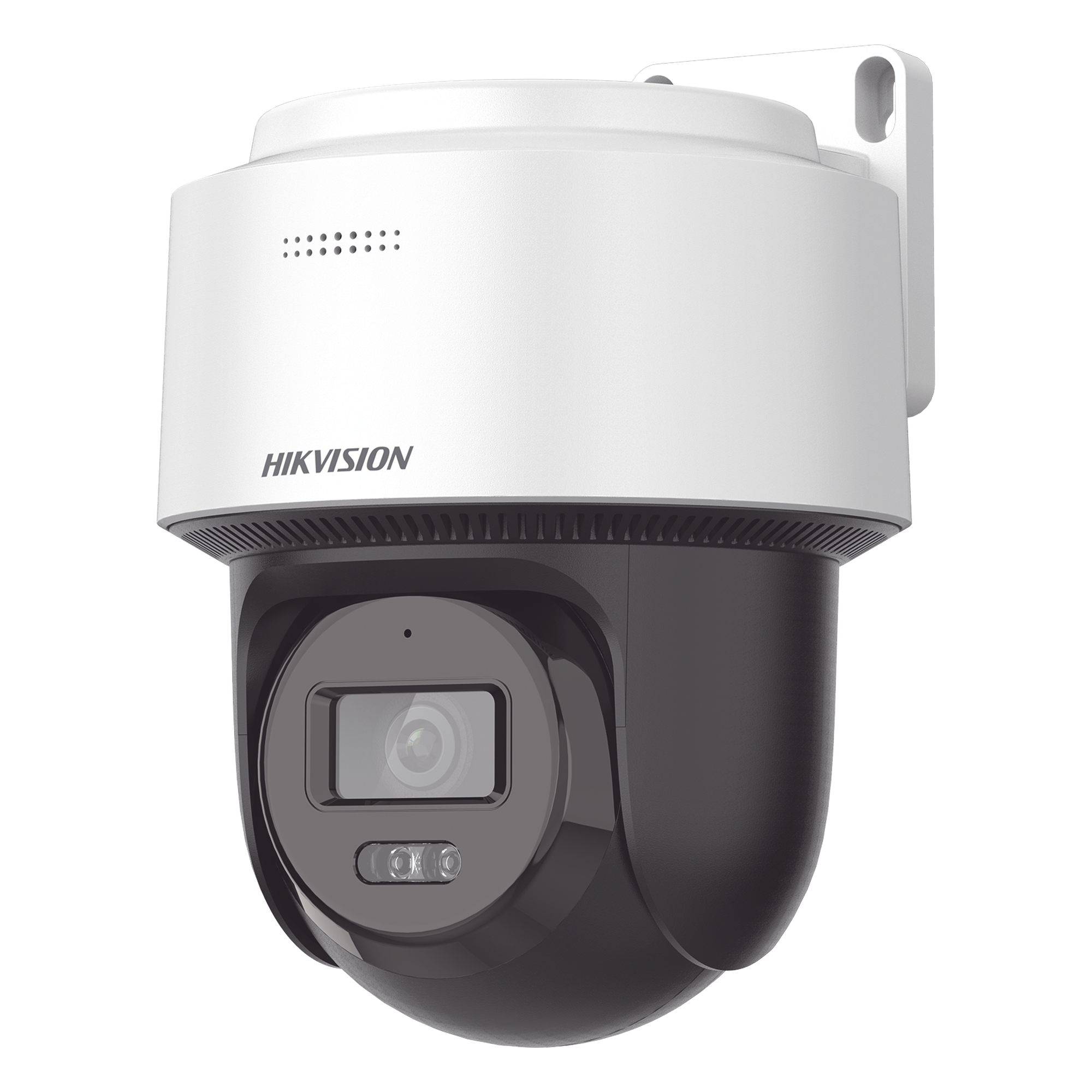 Cámara Domo PT IP / 4 Megapixel / Dual Light 30 m (98.4 ft) / Autoseguimiento Humanos / PoE+ / IP66 / Audio Bidireccional / MicroSD 512 GB — HIKVISION · SKU DS-2DE2C400MWG-E