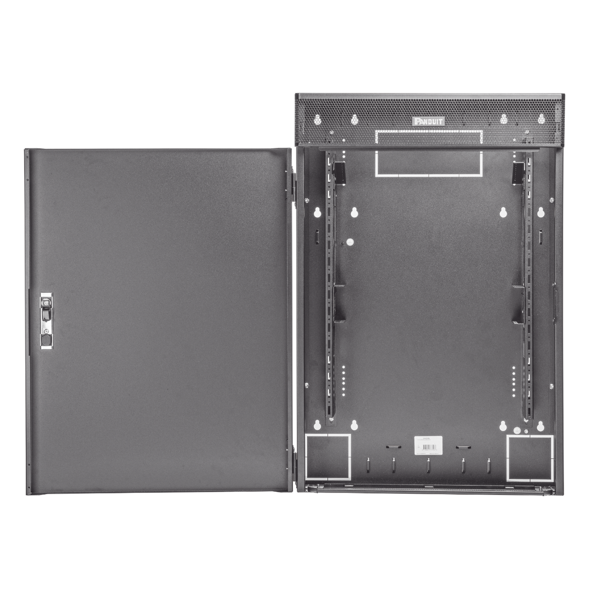 Gabinete de Montaje en Pared / 6 UR / 3 UR Activo + 3 UR Pasivo / Carga 90.72 kg (200 lbs) / Profundidad 9.5" (241.3 mm) / Acero 16 Gauge / UL 2416