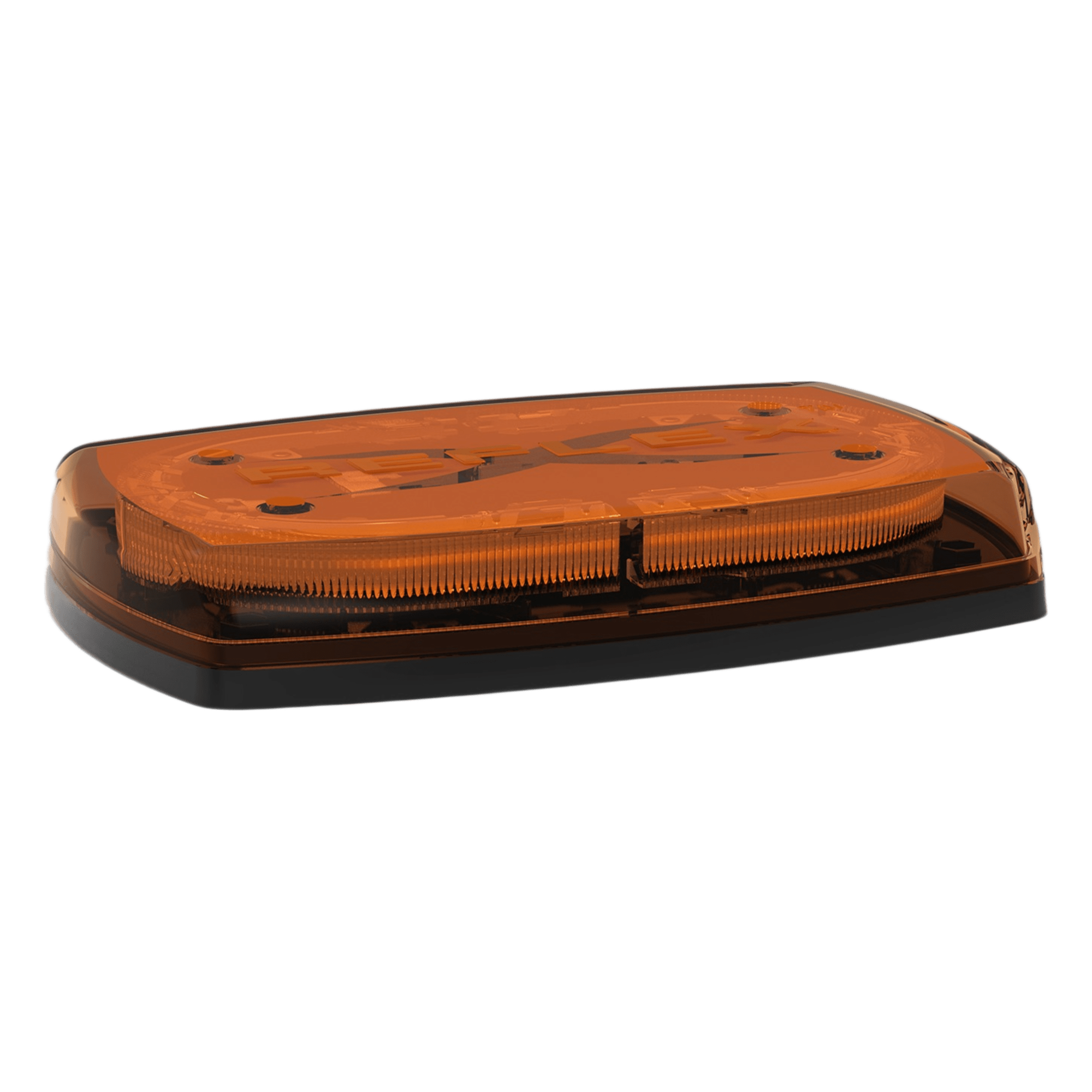 Mini Barra LED / 24 LEDs Ámbar / 10 Pulgadas / 35 Patrones / 360° / 12-24 VDC — ECCO · SKU 5540A