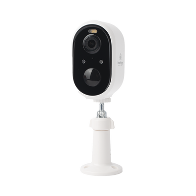 Cámara IP de Batería (Gran Angular) 3 Megapixel | WiFi | Audio Bidireccional | Batería Recargable 5200 mAh | IP65 |Exterior con Protección|  Estadísticas de Energía | Detección de Humanos | Incluye Panel So