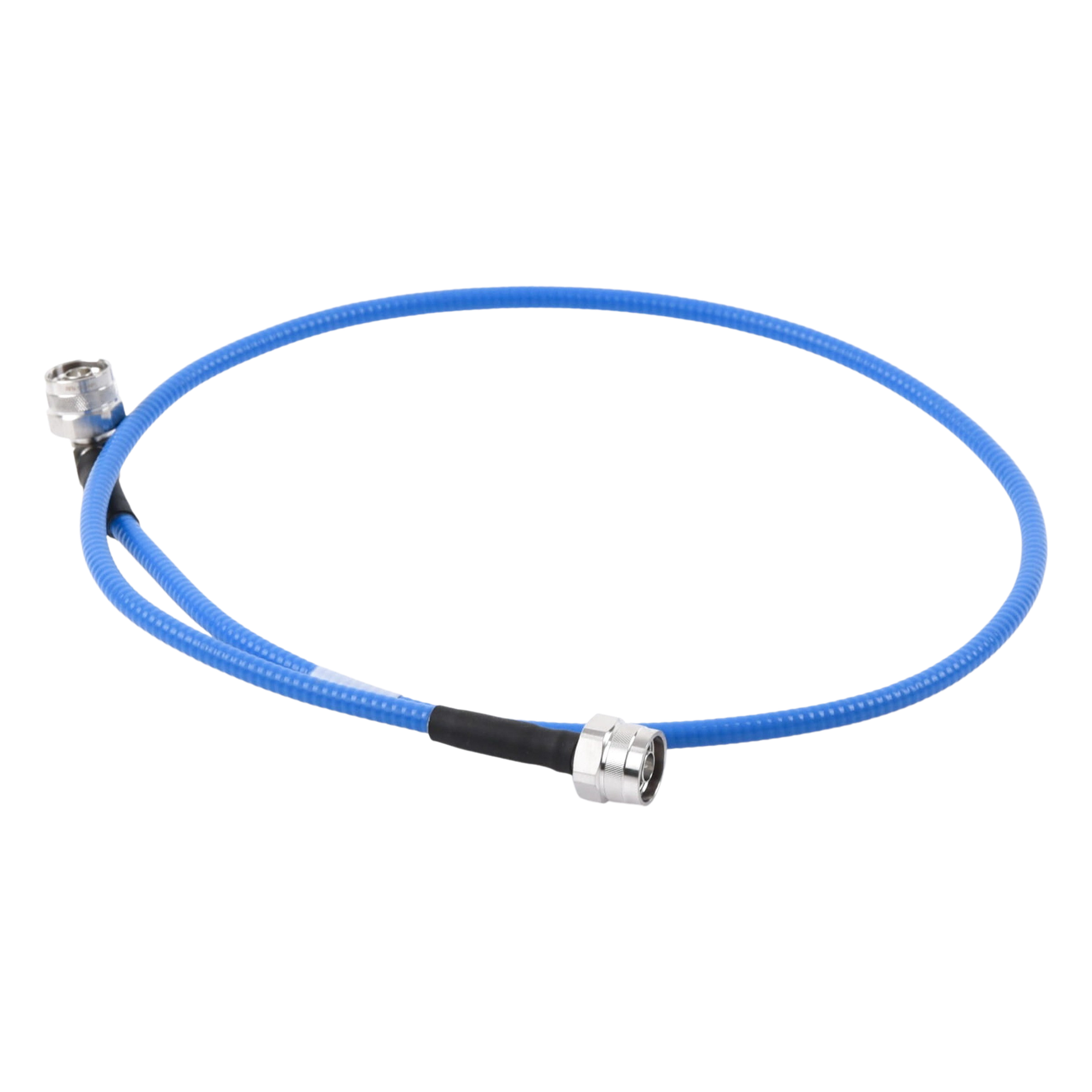 Cable RF Coaxial Plenum / SSP-250-LLPL / 1/4" (6.35 mm) / 1 m (3.28 pies) / N Macho a N Macho / Bajo PIM ≤-155 dBc / 0-6 GHz / Blindaje >100 dB