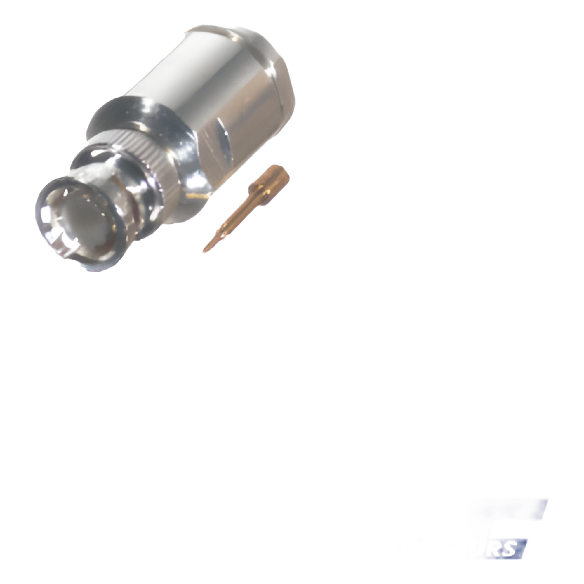 Conector BNC Macho / Rosca Precisa / Cables RG-8/U, RG-213/U, RG-214 / AWG-11/13 / Cuerpo Bronce Niquelado / Contacto Oro — RF INDUSTRIES,LTD · SKU RFB-1101-1EN