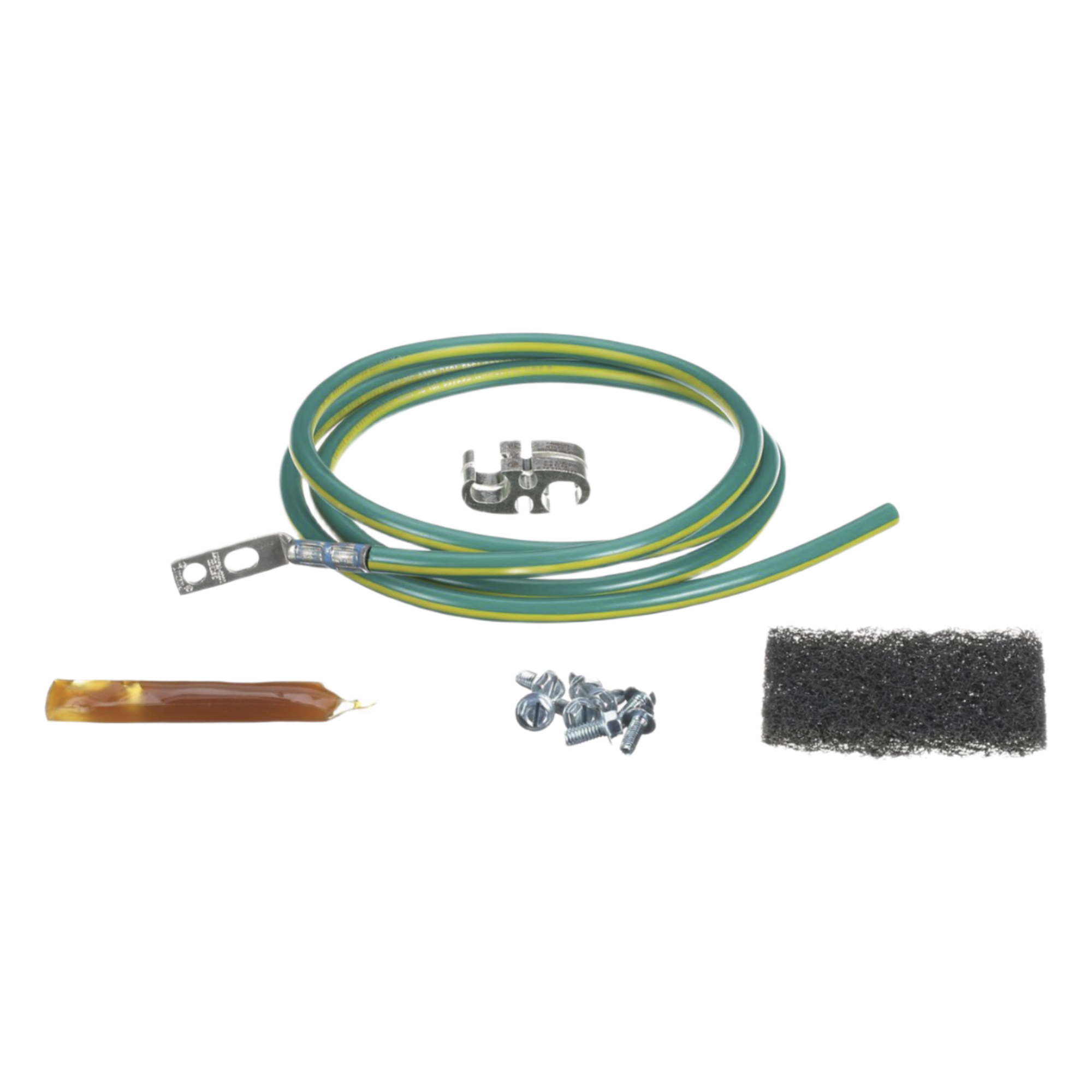 Kit de Jumper de Puesta a Tierra / 6 AWG / 1.52 m (5 ft) / Zapata 45° / Conector Htap 2-6 AWG / UL 467 / NEBS Level 3 — PANDUIT · SKU RGCBNJ660P22