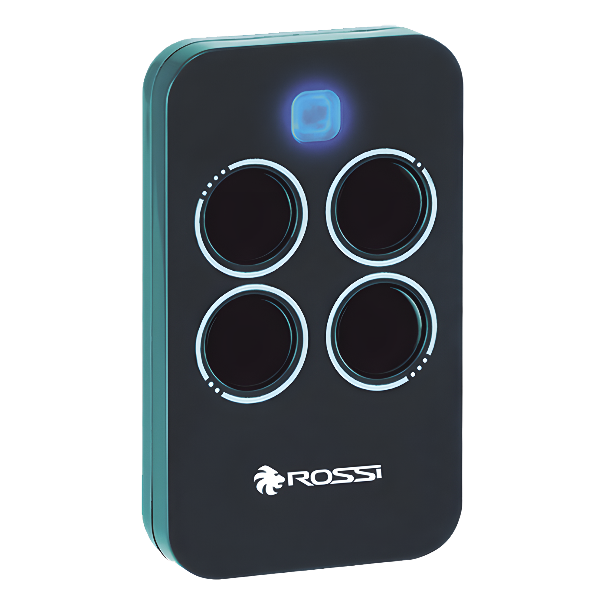 Control Remoto de Cuatro Canales / Frecuencia 433 MHz / Compatibilidad Modelos E-15582, E-16718, E-16720 — ROSSI · SKU 15981