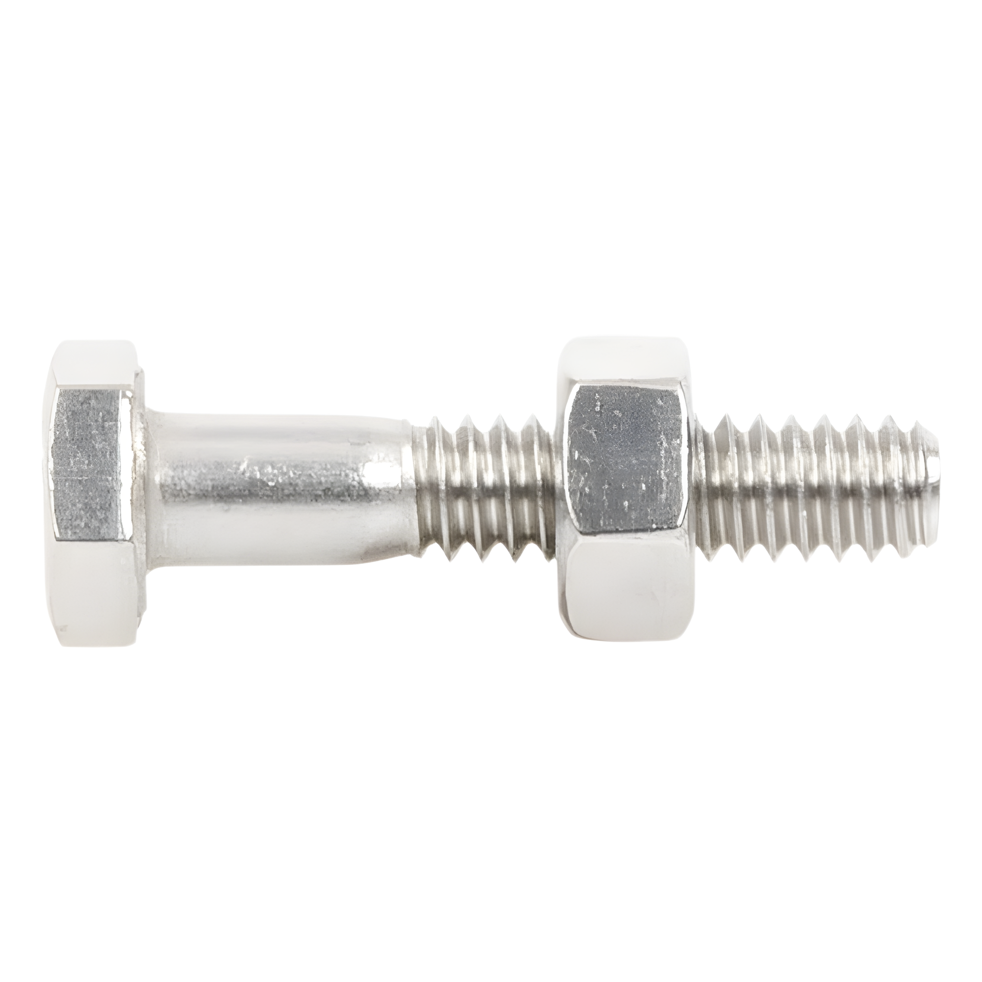 Paquete de tornillos con tuercas / Acero inoxidable 1/4 x 1 1/4 pulg / 6 piezas / Incluye arandelas reforzadas
