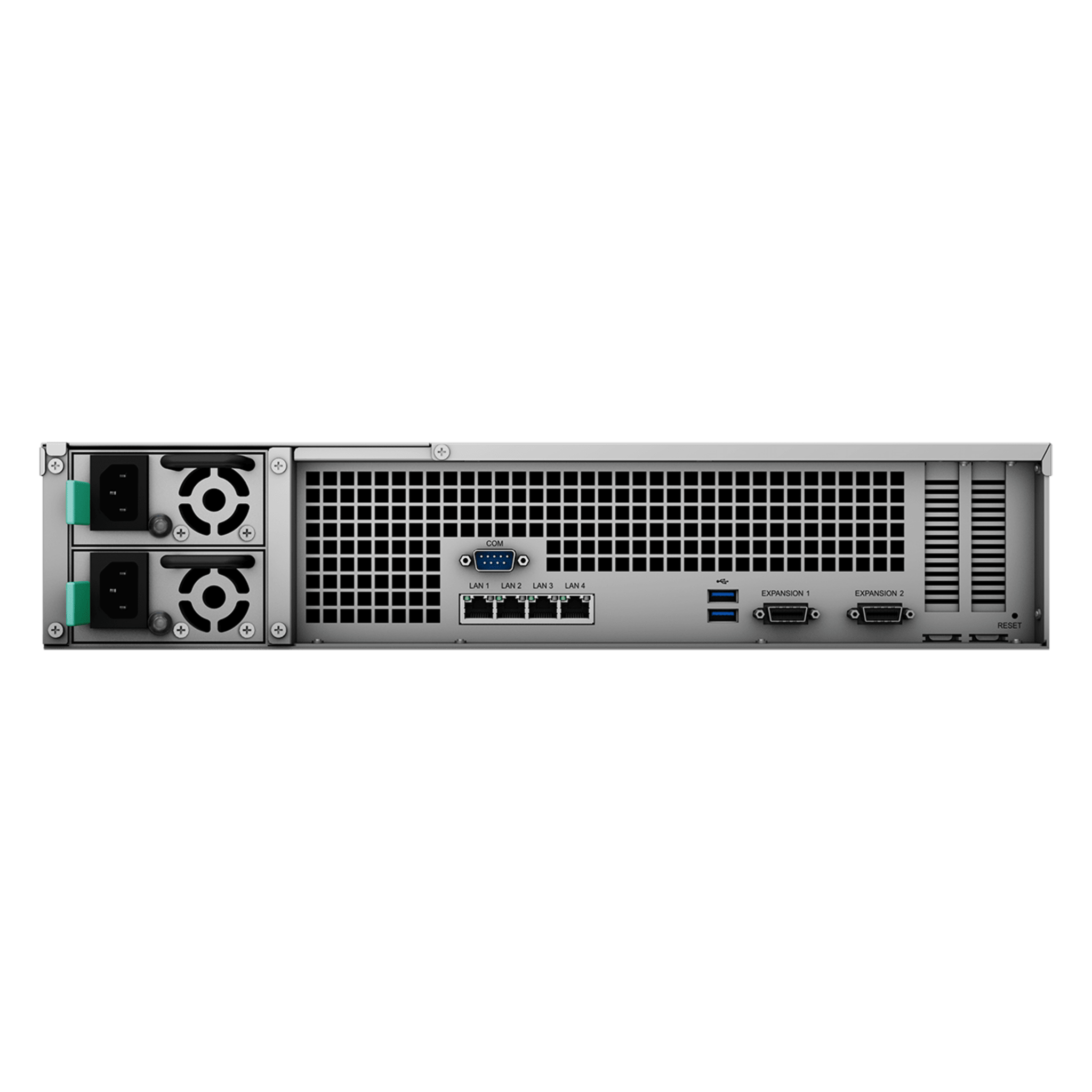 Servidor de Almacenamiento Synology RackStation RS3621RPxs | 12 Bahías | Procesador Intel Xeon D-1531 de 6 Núcleos | 8 GB DDR4 ECC | Expandible a 36 Bahías | Energía Redundante | Compatible con Virtualización y RAID.