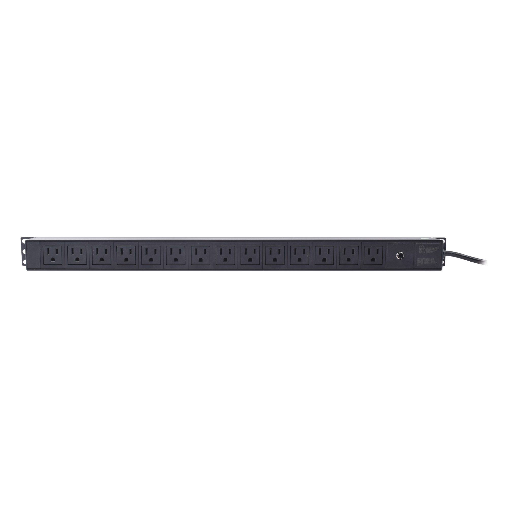 PDU Vertical / 14 Tomas NEMA 5-15R / 125 V Monofásico / Montaje en Rack 650 mm (25.6 in) / Cable 1.90 m (6.2 ft)