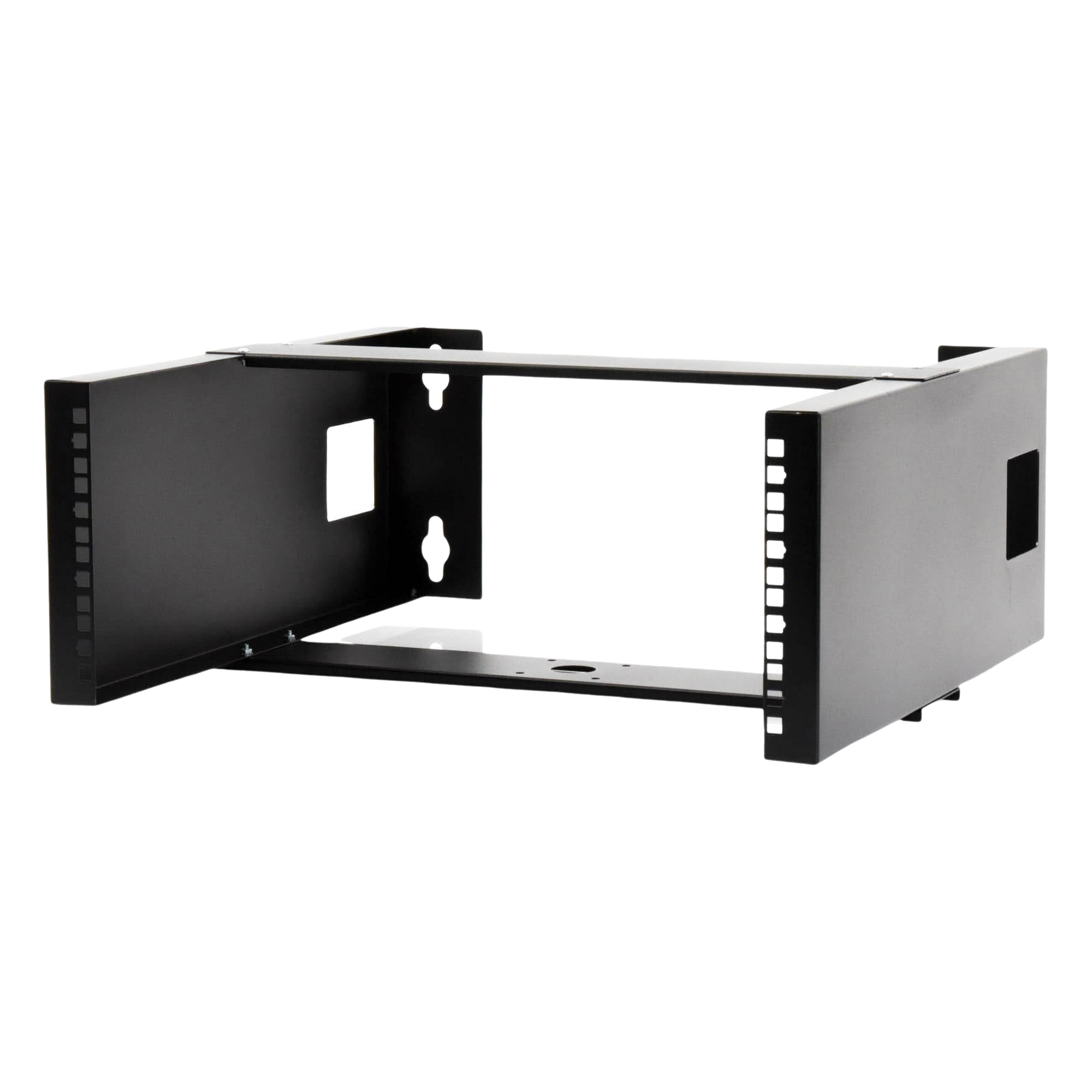 Rack Abierto de Pared / 19" / 4U / Acero Calibre 18 / Carga 20 kg / 500 mm (19.7 in) de Profundidad