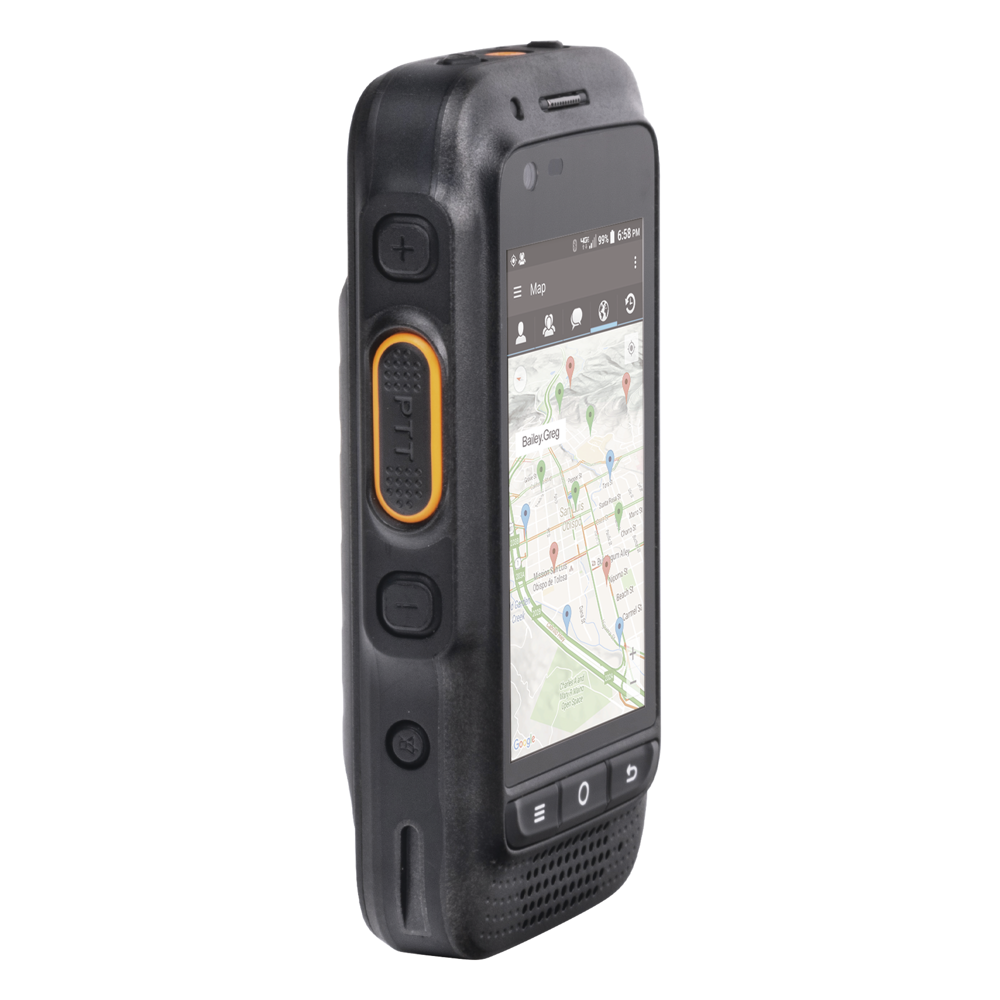 Radio PoC 4G LTE IP67  Compatible Con NXRADIO y TASSTA /Pantalla Táctil 3.1" Gorilla Glass 3