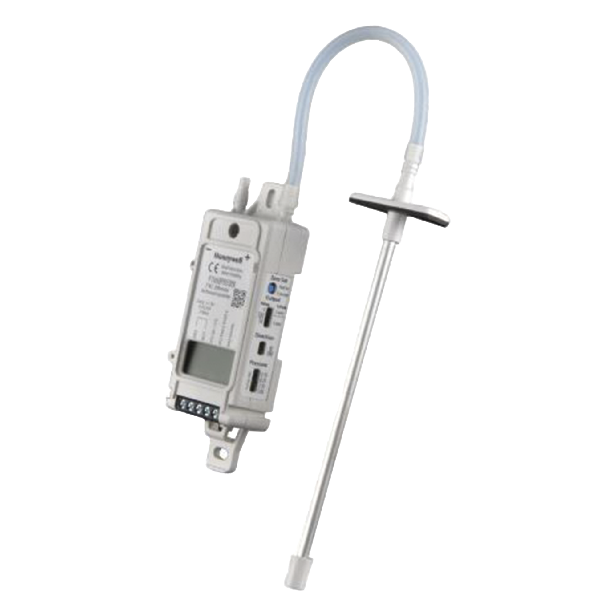 Transmisor de presión diferencial de aire para HVAC, universal, 4 rangos seleccionables 0.1 a 5 in WC, con sonda estática integrada o remota, sin display