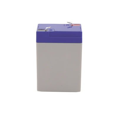 Batería de respaldo 6 V | 4.5 Ah | AGM | Especial para Seguridad Electrónica | UPS  | Sistemas de Emergencia  | Vida útil 5 años | Terminales F1  + Adaptador F2