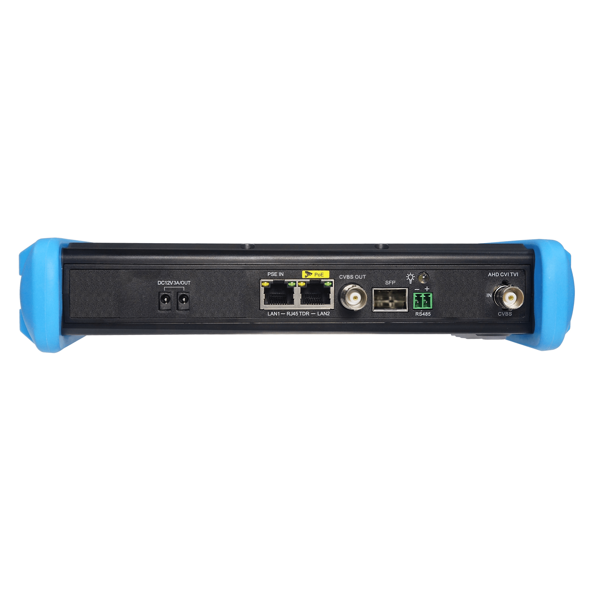 Tester de Video Profesional | Pantalla 7"|  Prueba IP/HD/Analógicas | TVI/CVI/AHD/CVBS | IP ONVIF | 4K/8K | H.264/H.265 | HDMI | PTZ | Scanner IP | TDR | Salidas 12V/24V/PoE | Activación Simultanea.