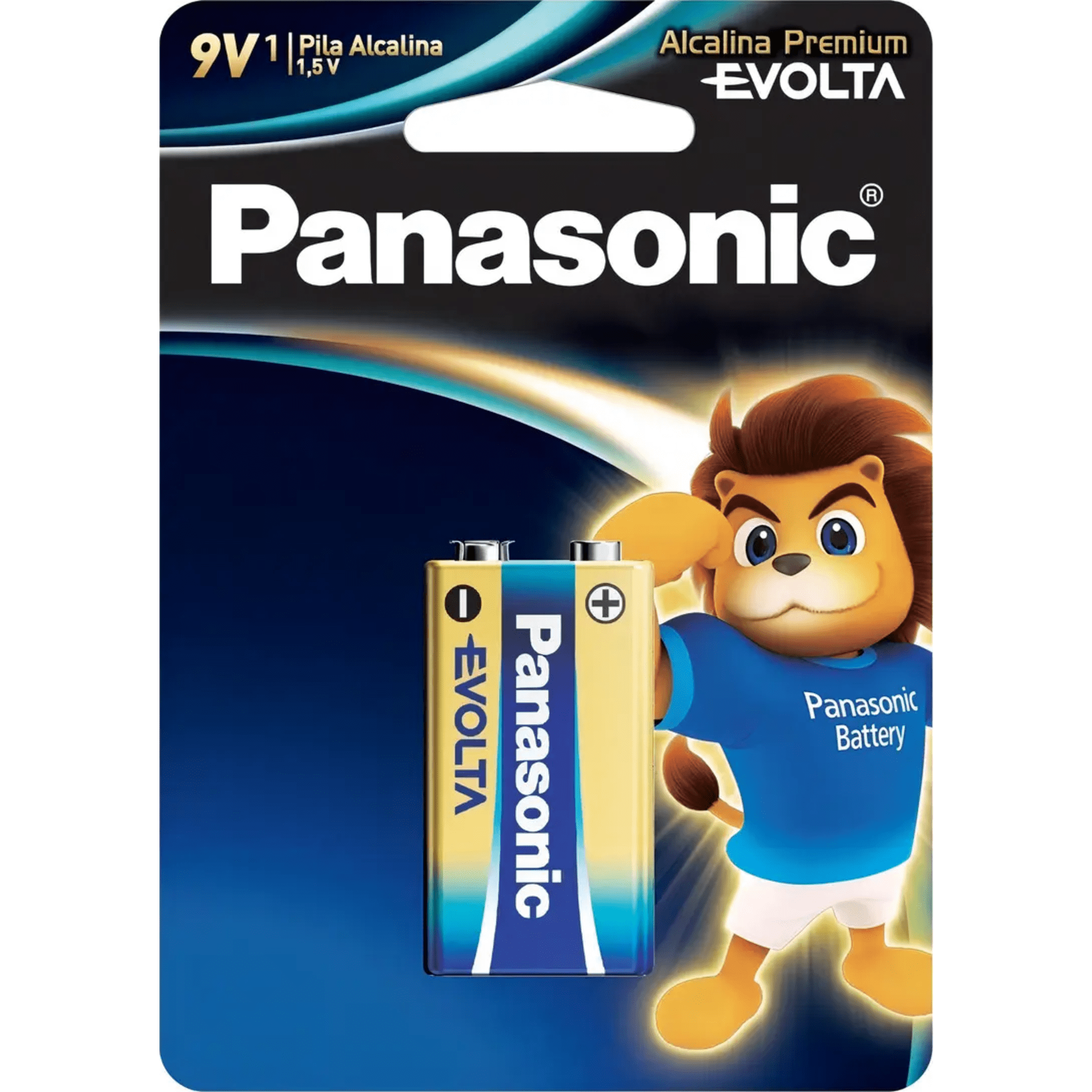 Batería Alcalina 9V / Alta Densidad / Anti-Leak / Operación -20℃ a +45℃ / Libre de Mercurio y Cadmio — PANASONIC · SKU 6LR61EGL/1B