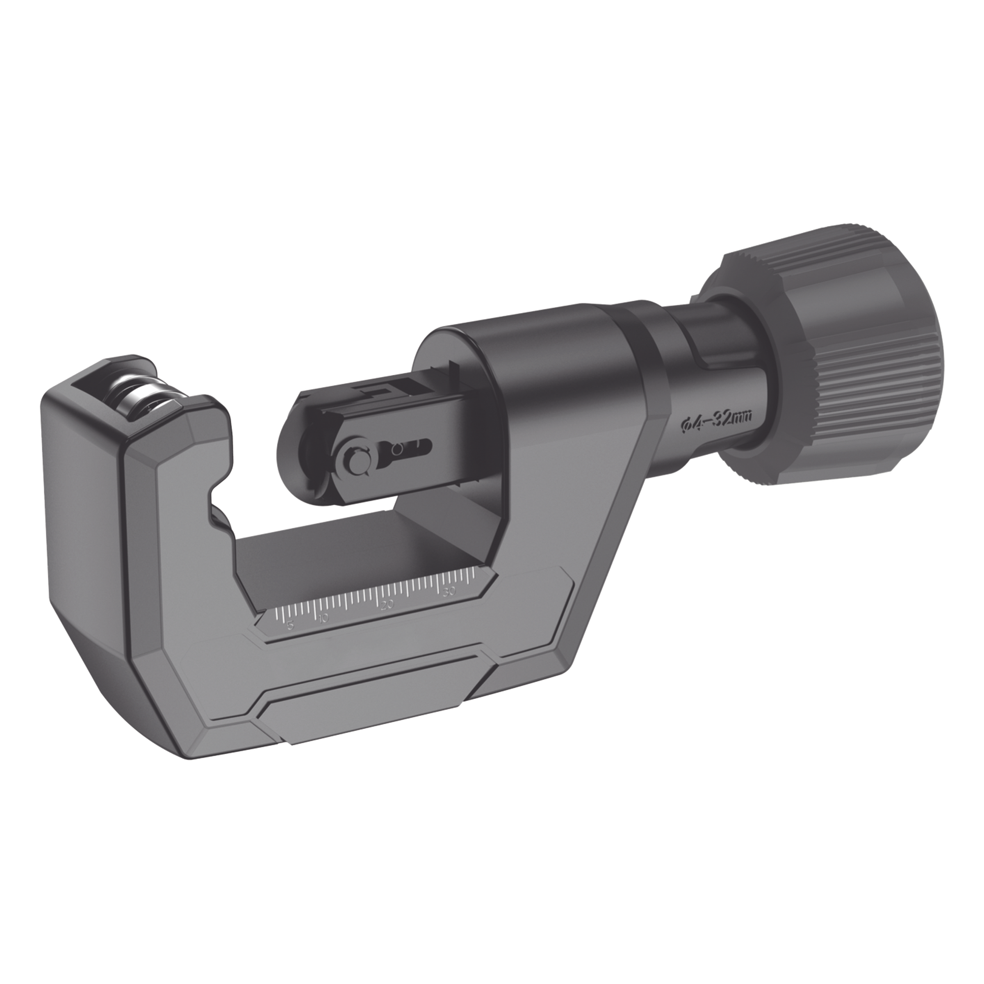 Cortatubos Manual / Diámetro 4-32 mm (3/16" – 1 1/4") / Mecanismo de Resorte / Rodillos Ranurados / Hoja de Repuesto Integrada / Acero Resistente al Desgaste — EPCOM · SKU CT-32