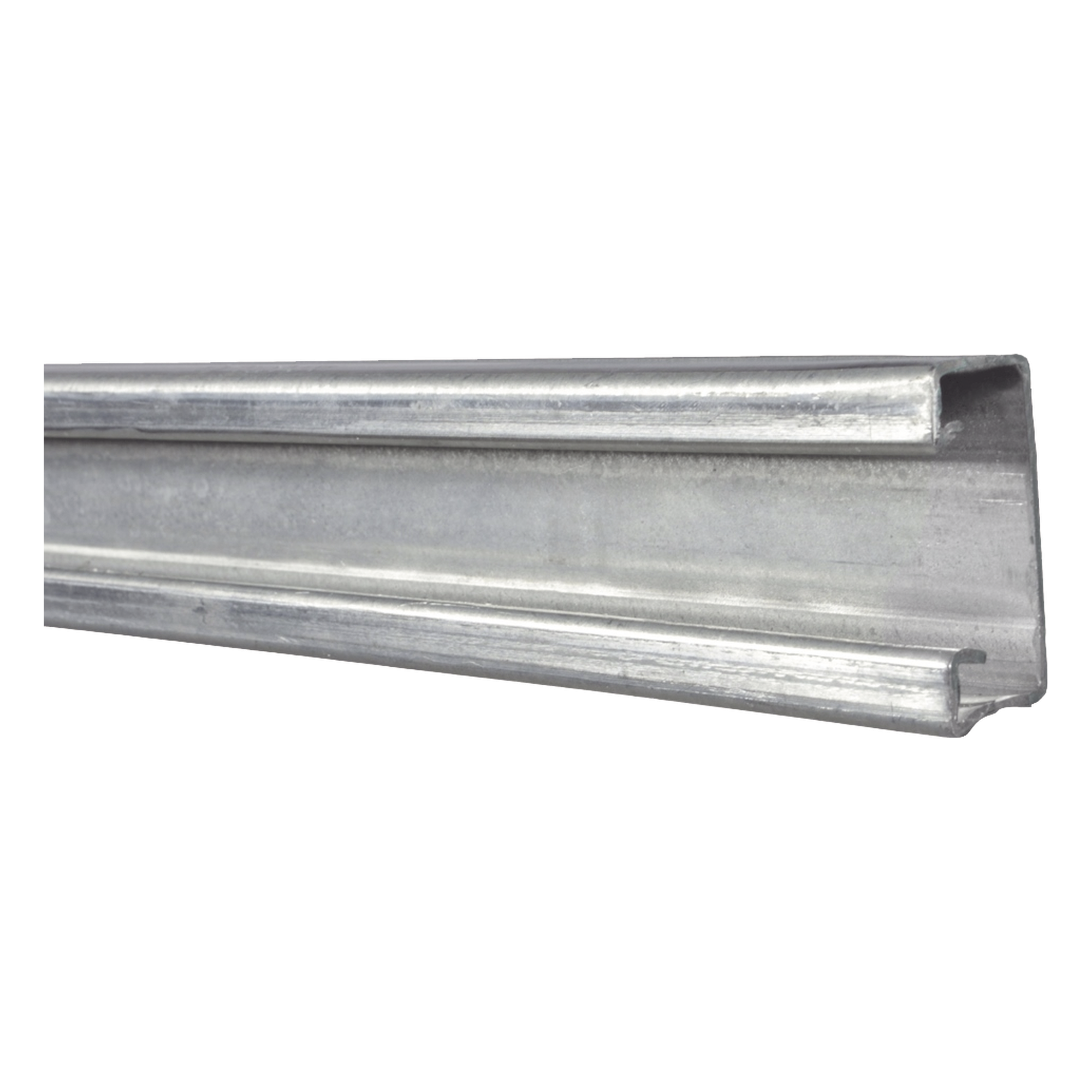Canal Unicanal Sólido / 4 x 2 cm (1.57 x 0.79 in) / Acero Pregalvanizado 1.52 mm / Longitud 3 m (9.84 ft) / Refuerzo Estructural / 0.9 kg/m — ANCLO · SKU ANC-USE-4X2
