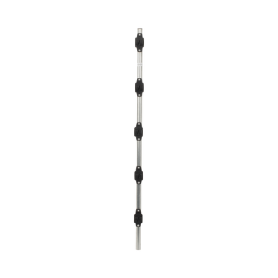 Poste de Paso para Cercas Eléctricas / Tubo Redondo 25 mm (1 in) / Longitud 1 m (39.4 in) / 5 Aisladores Integrados / Acero Galvanizado en Caliente — SFIRE · SKU SF-POST-5-R1