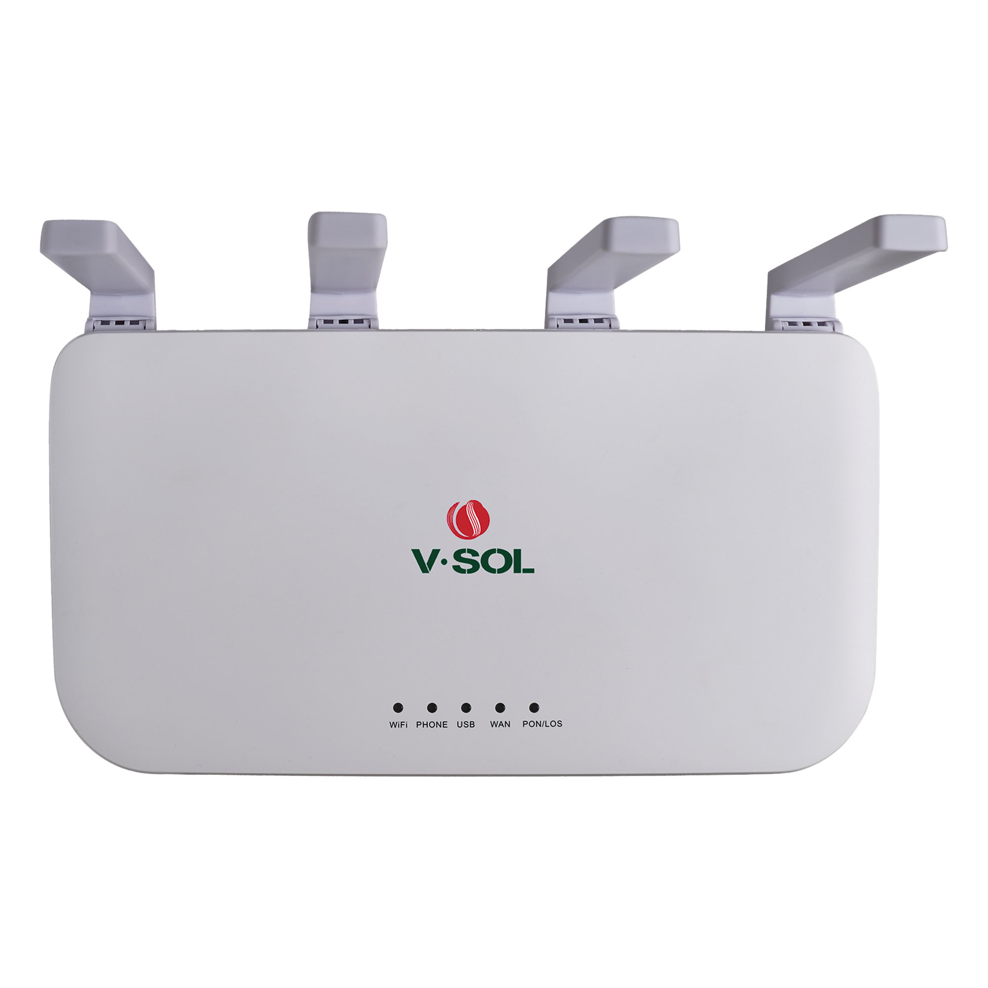 ONU DualMode / Wi-Fi 6 / 4 Puertos Gigabit / 1 Puerto FXS / 1 Puerto PON SC/UPC / USB / 0.82 × 0.48 × 0.12 pies