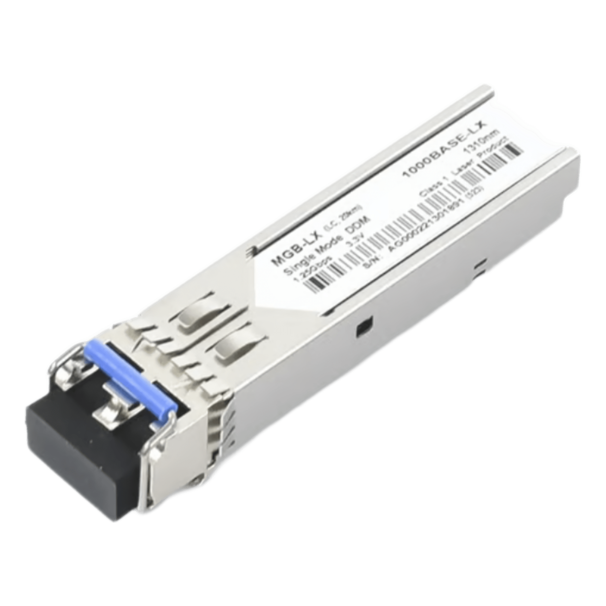 Transceptor Mini-GBIC SFP 1G / LC Duplex / Monomodo / 20Km / 120Km máx / Hot-Swappable — PLANET · SKU MGB-LX-V2