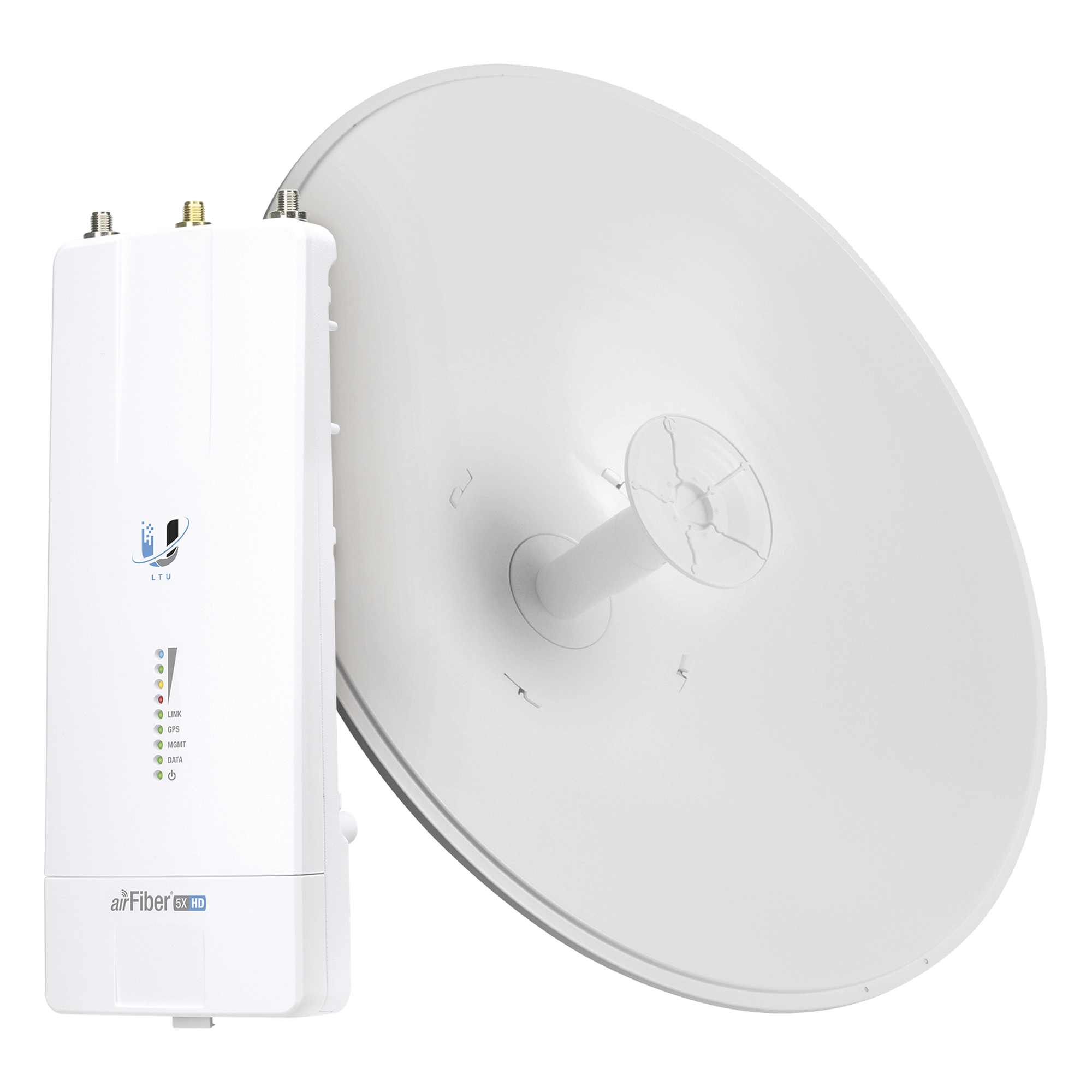 Kit de Enlace Inalámbrico / 5 GHz / 1 Gbps+ / 2 Mpps / 4096 QAM / Antena 30 dBi Slant-45 / 98.4 pies — UBIQUITI · SKU AF5X-HD-30-S45