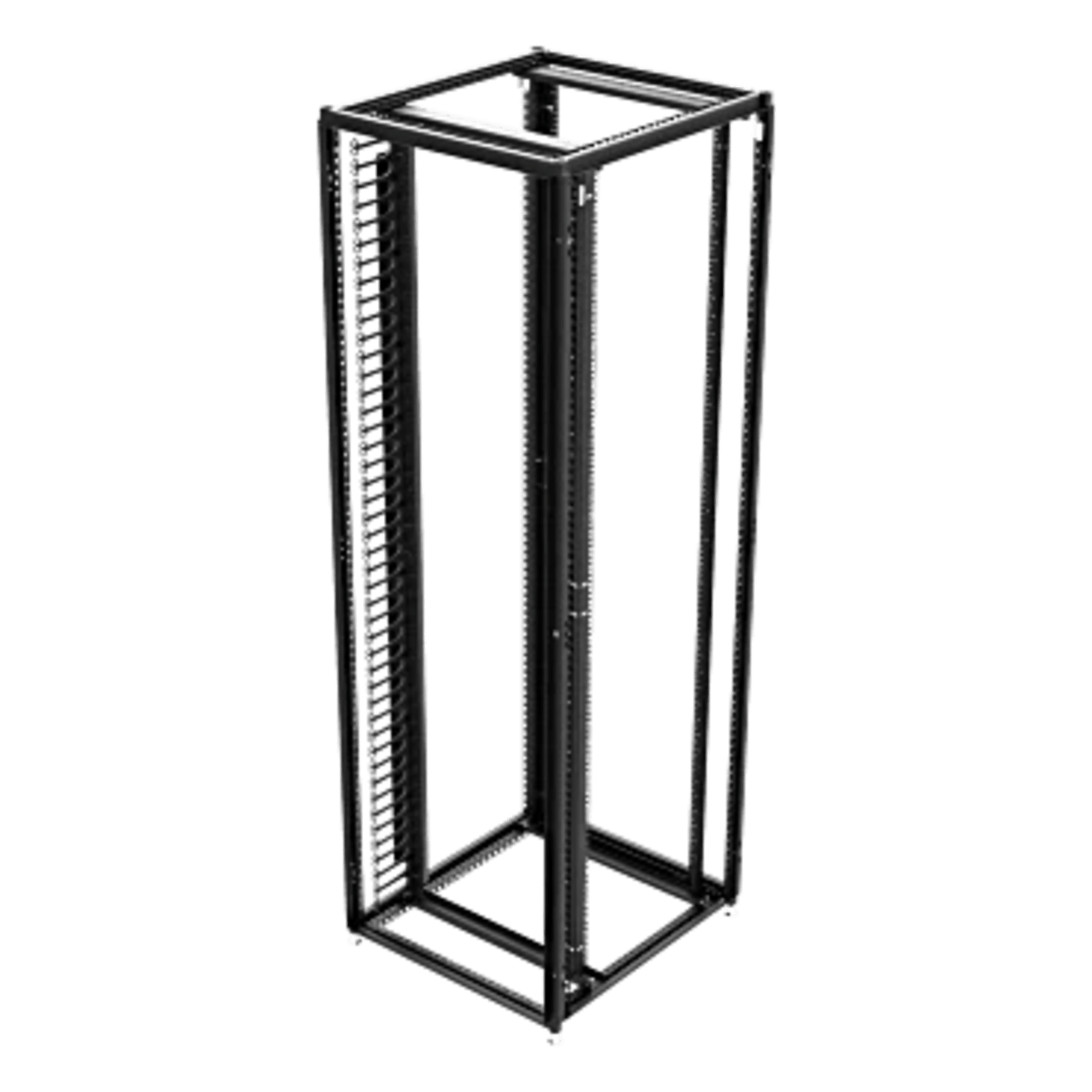 Organizador Vertical de Cables / 45 UR / 2 m (6.6 ft) / 726 Cables / RAL 9005 / Dedos 1.75 pulg / 95x208 mm