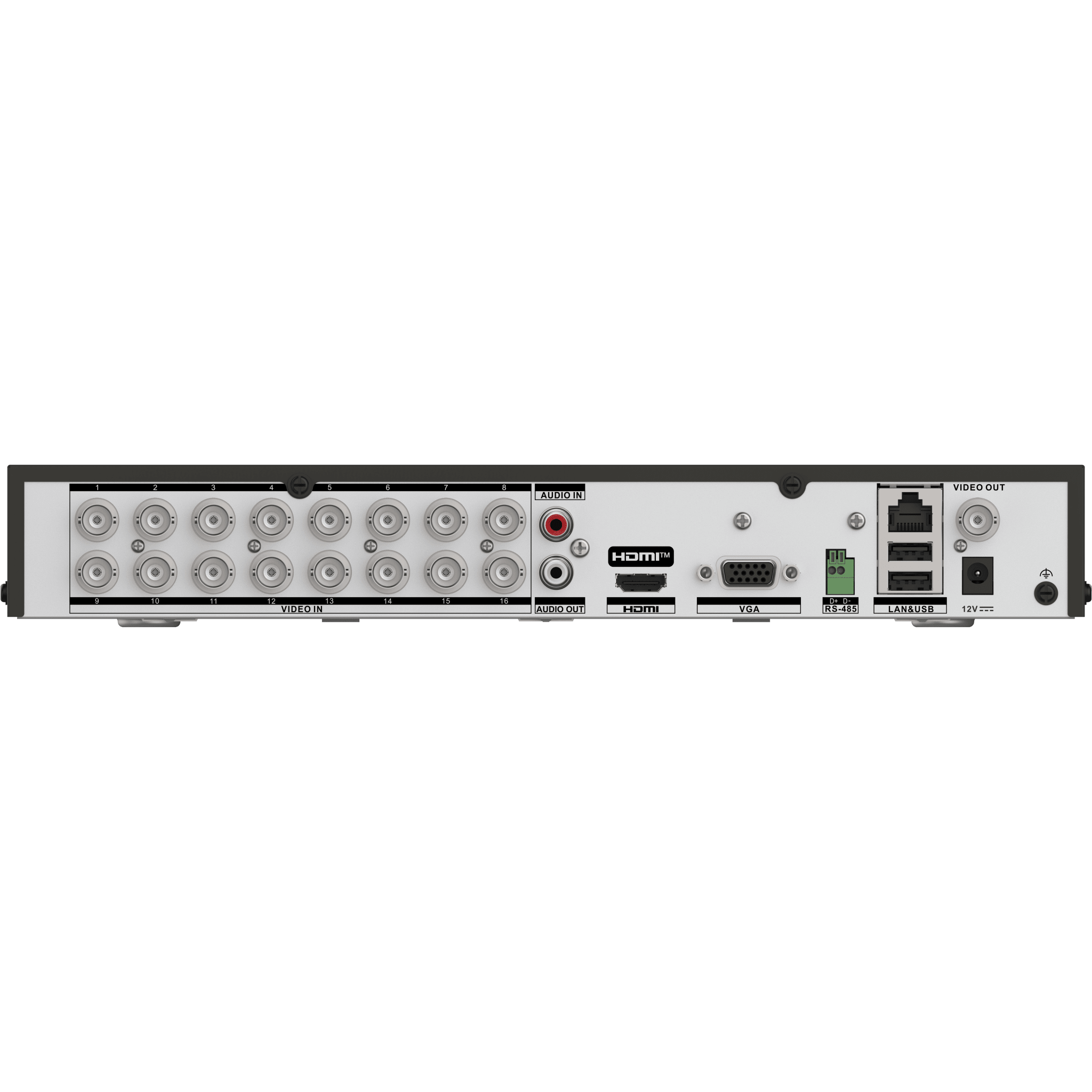 DVR 16 Canales TURBOHD + 8 Canales IP / 5 Megapixel Lite - 3K Lite / Audio de Dos Vías por Coaxitron / Reconocimiento Facial / ACUSENSE (Evita falsas alarmas) / 1 Bahía de Disco Duro / Salida de Video en Full HD