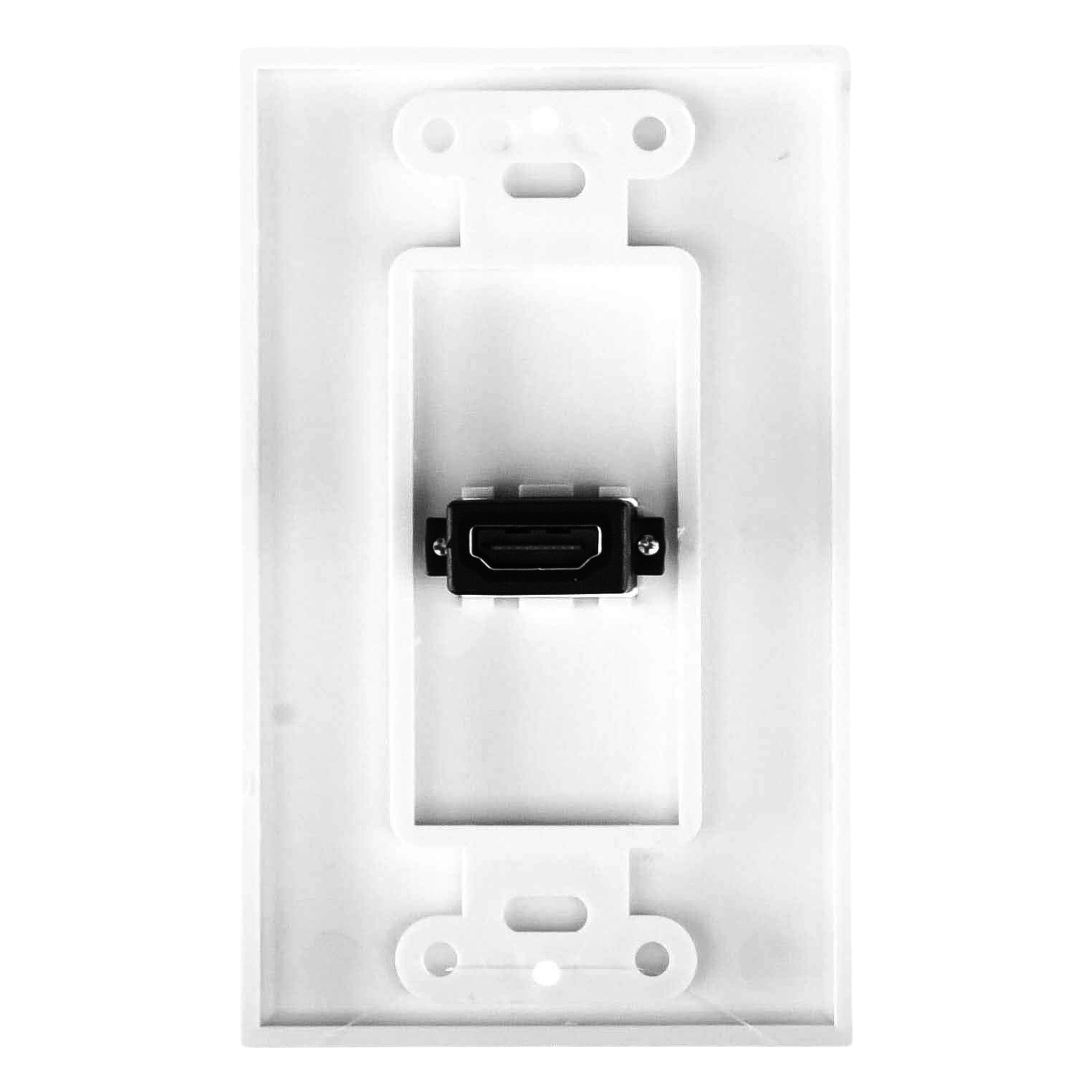 Placa de Pared / 1 Puerto HDMI Hembra-Hembra / Montaje Vertical / 70 x 115 mm / 2.75' x 4.52'