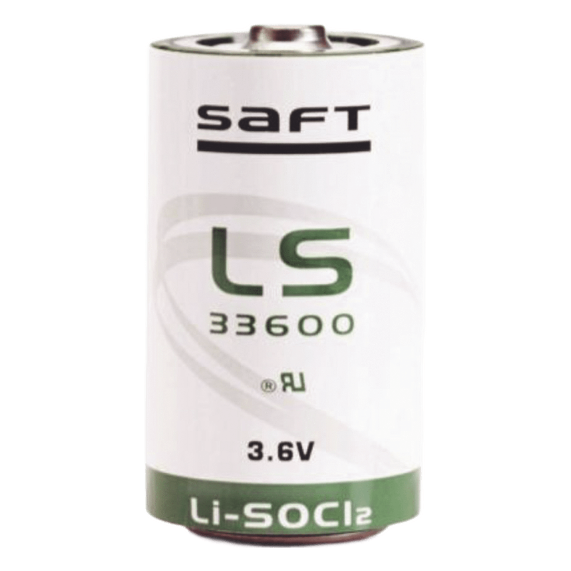 Batería de Litio Industrial / Tamaño D / 3.6 V / 17 Ah / 61.2 Wh / Pulso 400 mA / Hermética Vidrio-Cristal — SYSCOM PARTS · SKU LS33600