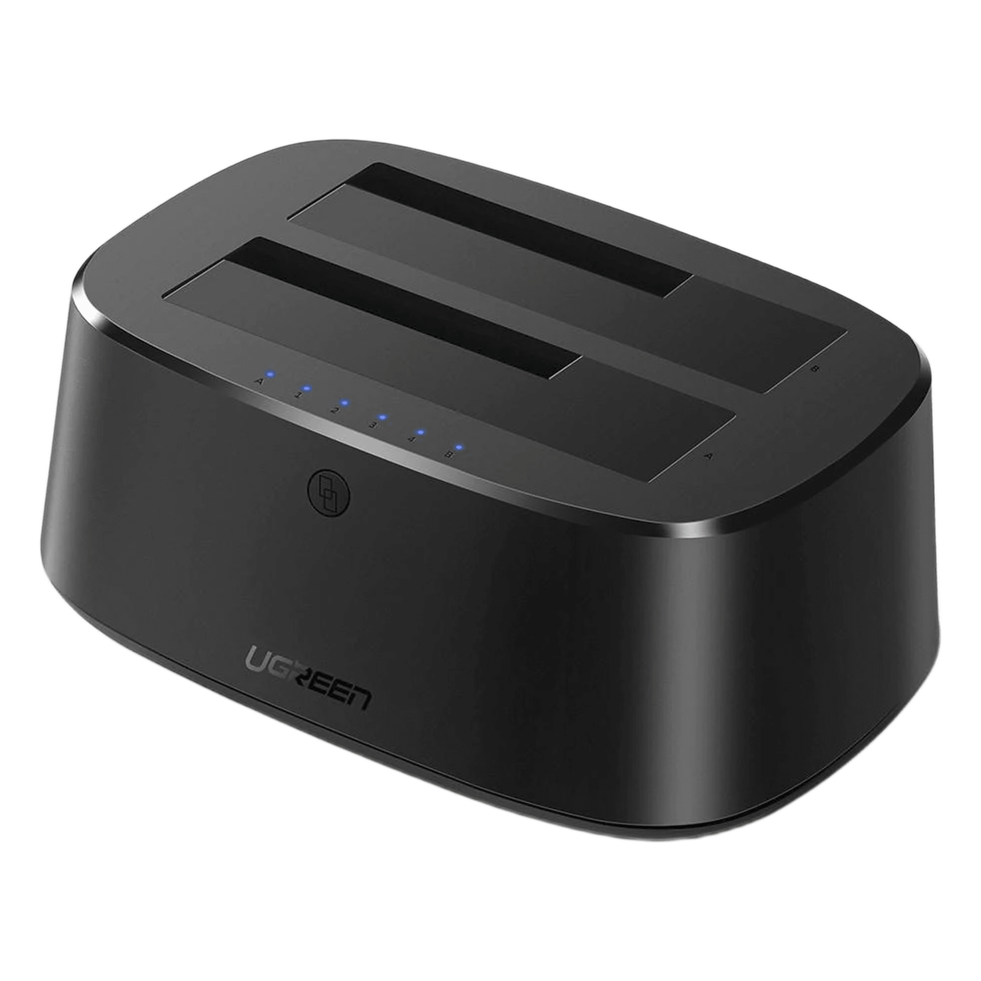 Estación de Acoplamiento Doble Bahía / USB 3.0 / SATA III / Clonación Offline / 12 TB / UASP / 12V 3A — UGREEN · SKU 50854
