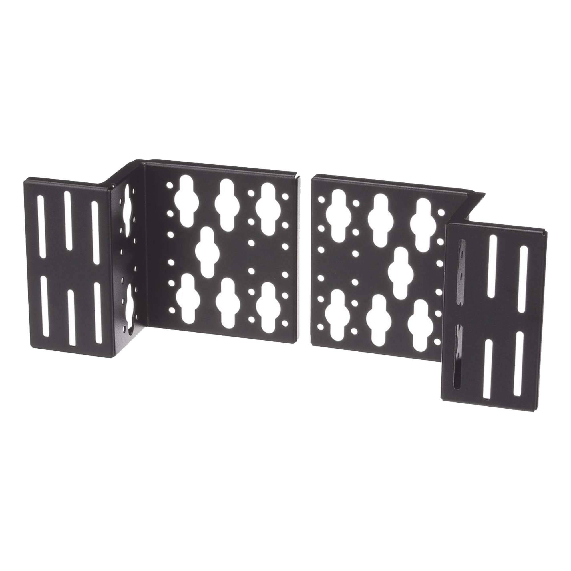 Kit de Soportes para PDU Vertical / Racks 4 Postes / Acero Resistente / Altura 152 mm (6 in) / Profundidad 216 mm (8.5 in) / Color Negro / RoHS