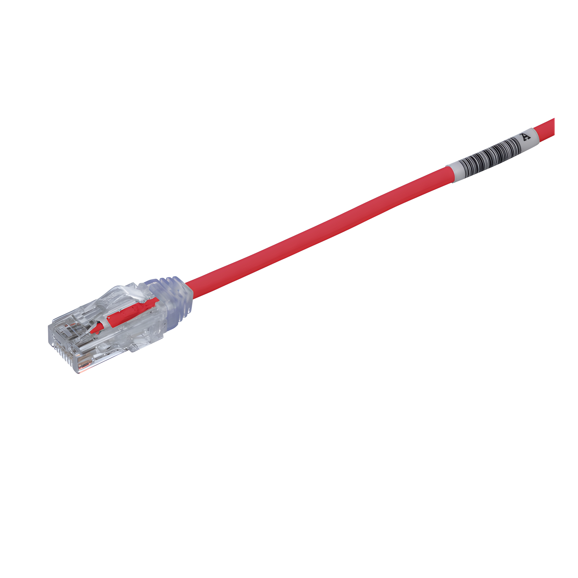 Cable de Parcheo UTP / Cat6 / 28AWG Diámetro Reducido / 0.5 m (1.64 ft) / RJ45 / Rojo — PANDUIT · SKU UTP28SP0.5MRD