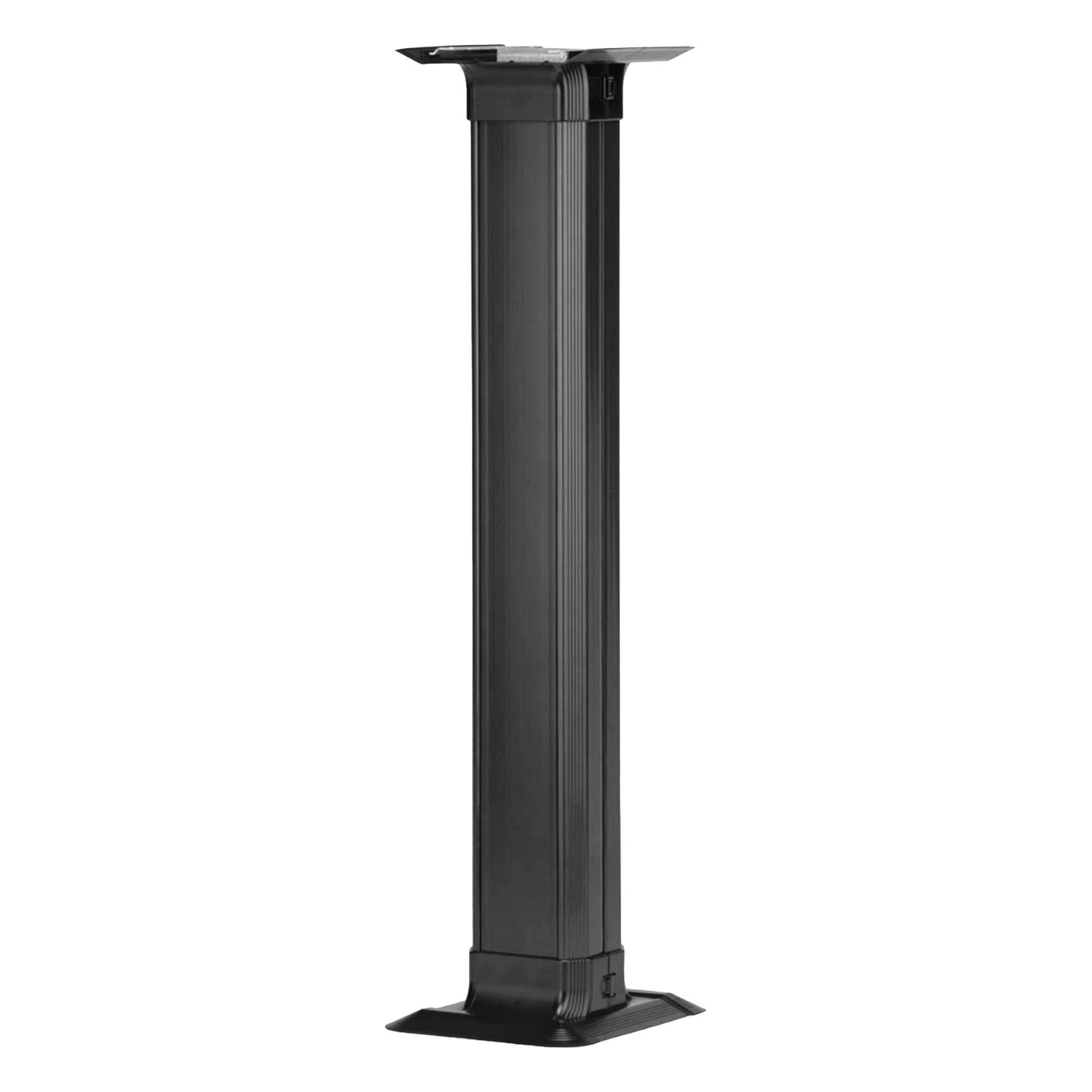 Accesorio de Conexión a Mesa / Canaleta de Piso 4 Vías / PVC Rígido / Carga 907 kg / Área 45.11 in² / ADA / Negro — PANDUIT · SKU AFR4TBLGBL