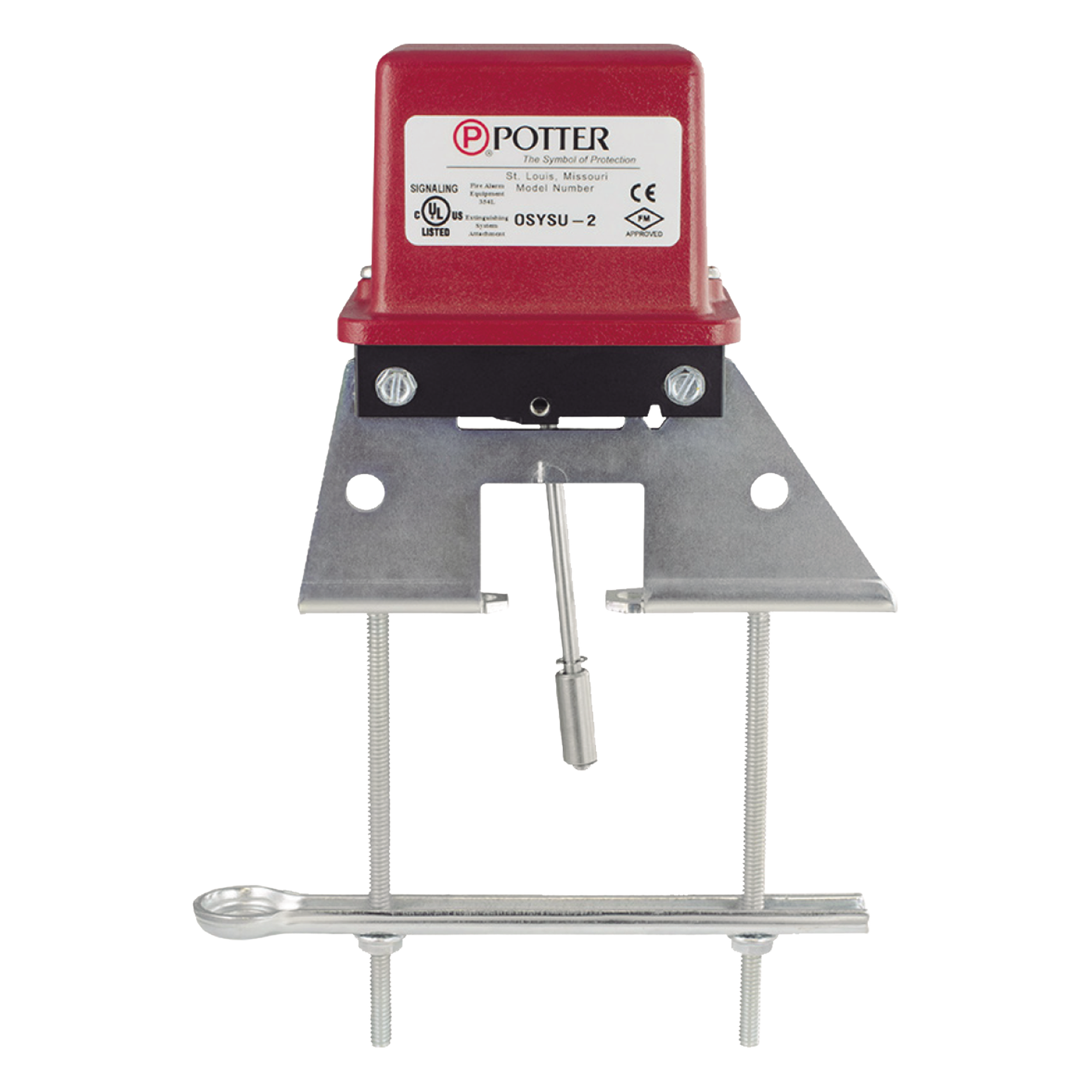 Interruptor de Supervisión de Válvula / Doble SPDT Forma C / NPT 1/2" / NEMA 4X / IP65/IP67 / -40°C a 60°C (-40°F a 140°F) — POTTER · SKU OSYSU2CRH