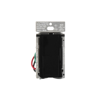 (Caseta Wireless) Atenuador de pared. Aumenta/Disminuye Intensidad de Iluminación.  No requiere cable neutro. 150W LED / 600W INC/HAL