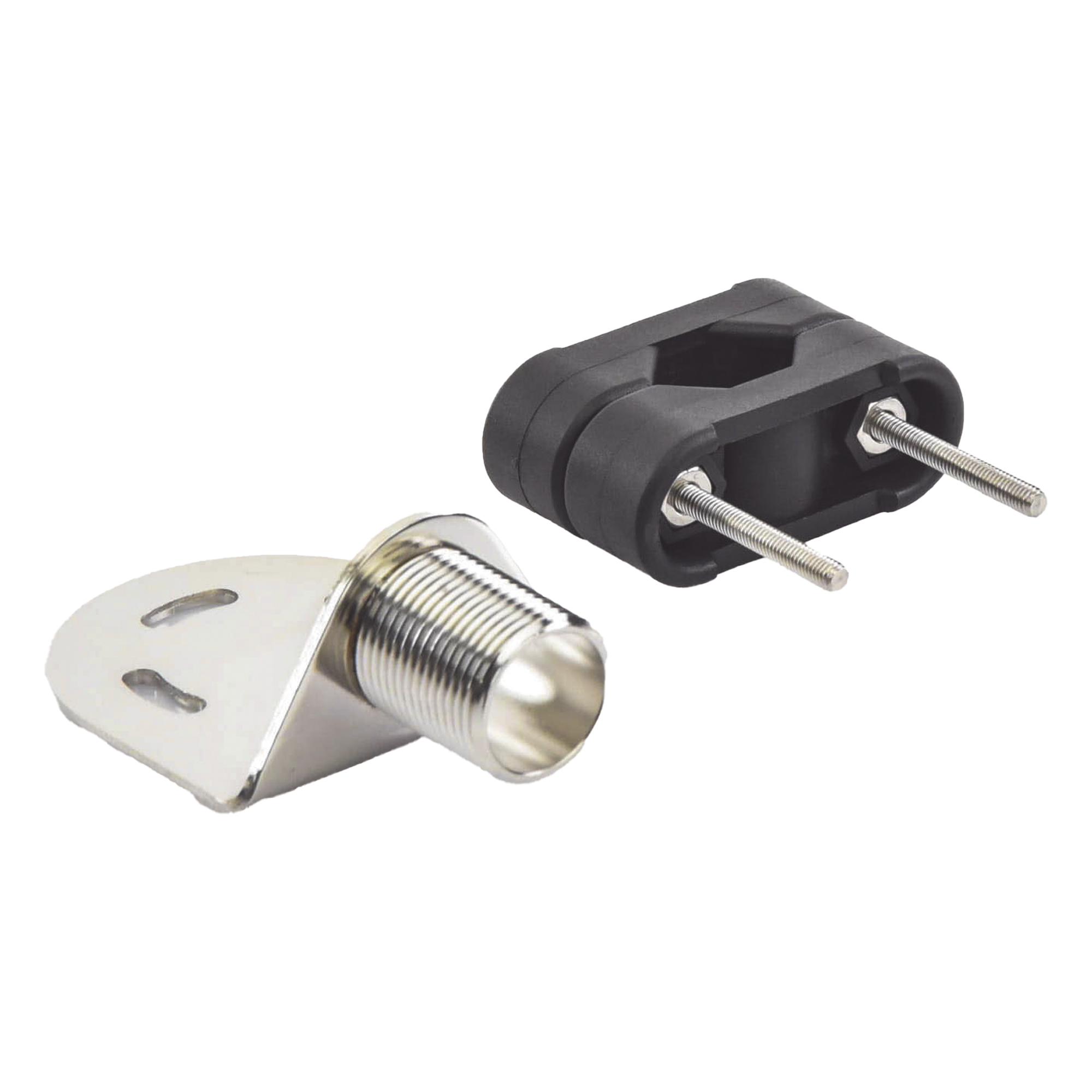 Soporte para Antenas Marinas / Adaptadores de Nylon / Rieles Cuadrados o Redondos / 22 mm, 25 mm y 32 mm / Acero Inoxidable — SHAKESPEARE · SKU 4720