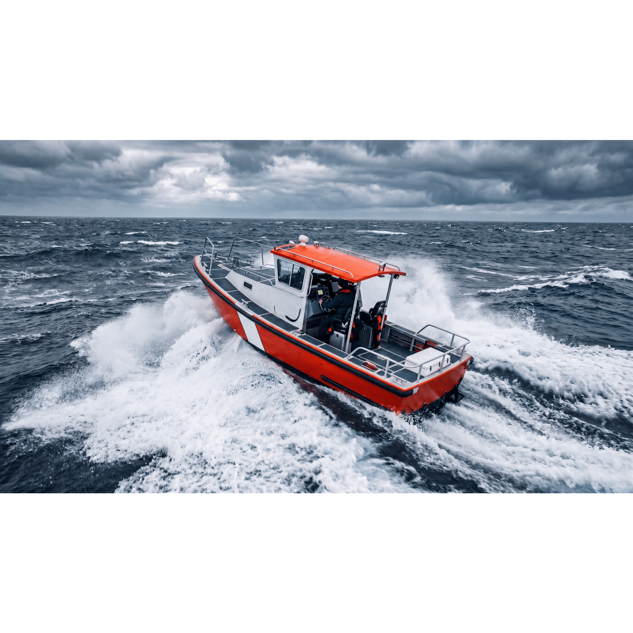 Radio Móvil Marino VHF / 25W / IPX4 / DSC Clase D con GPS / Pantalla LCD / Blanco