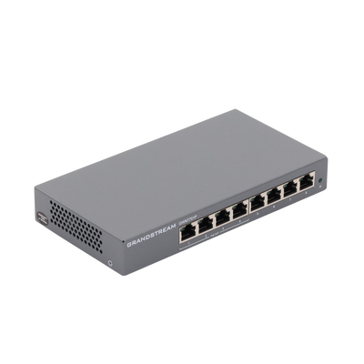 Switch PoE+ Gigabit No Administrable / 8 puertos 10/100/1000 Mbps / 4 puertos PoE+ /  hasta 60W