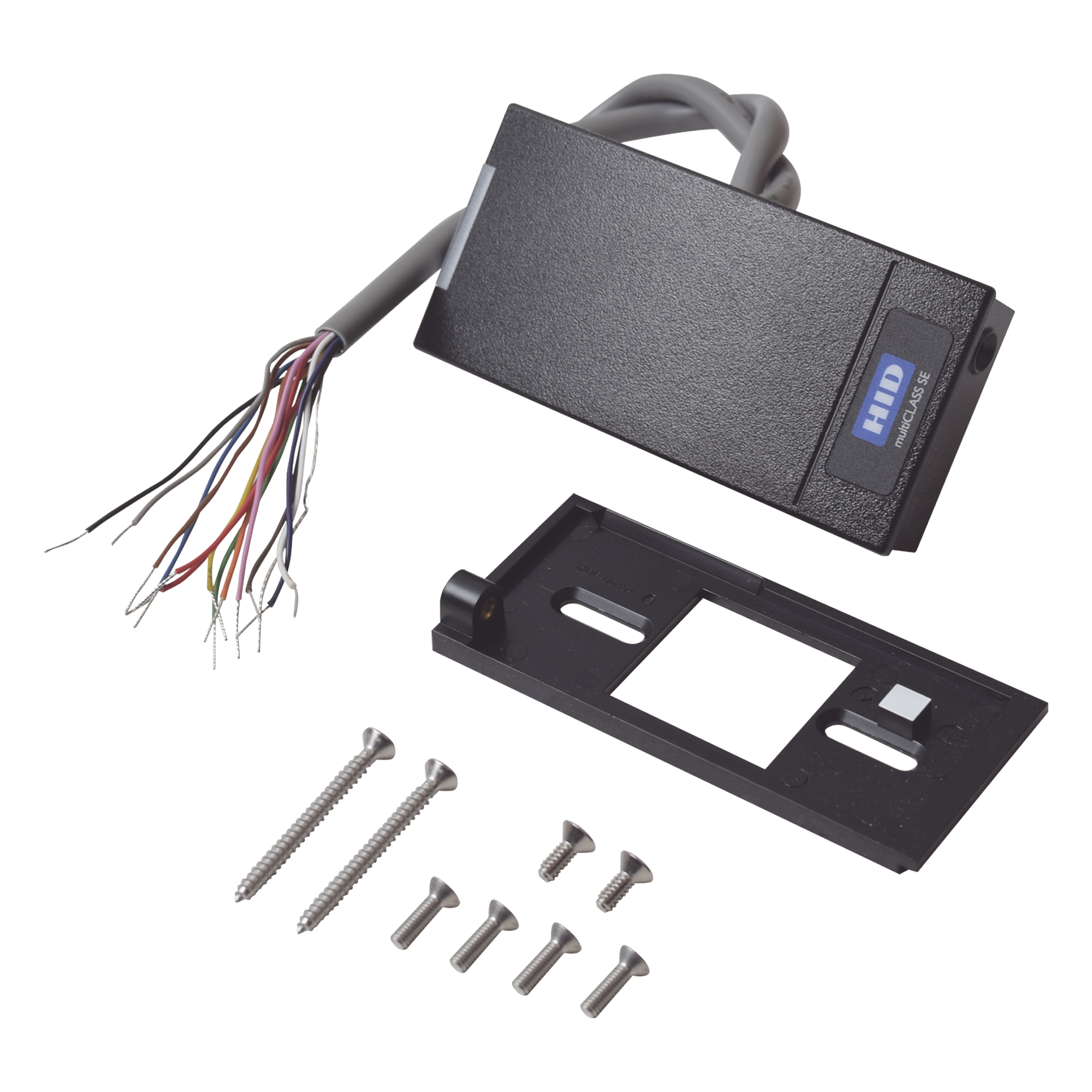 Lector Multiformato HID R10 (900PTNNEK00000)/ SEOS (No Clonable)/iClass SE/ iClass SR/ iClass /Mifare Classic, DesFire, Proximidad, Garantía de por Vida