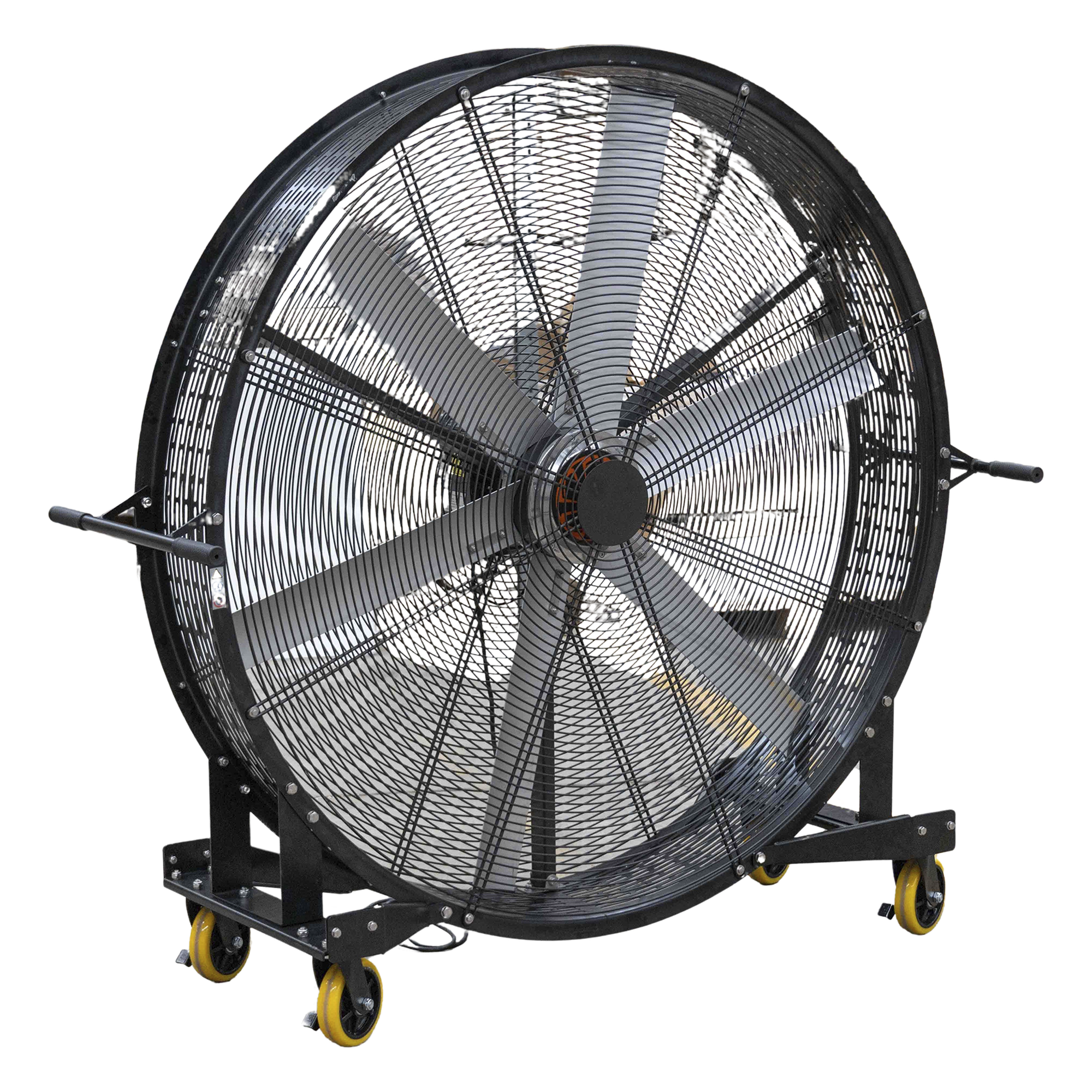 Ventilador Industrial Móvil / 6 Aspas / 1.5 m (4.9 ft) / 127 Vca / 954 m³/min / 60 dB / Giro 360° — PRECISION · SKU PST-E02-002