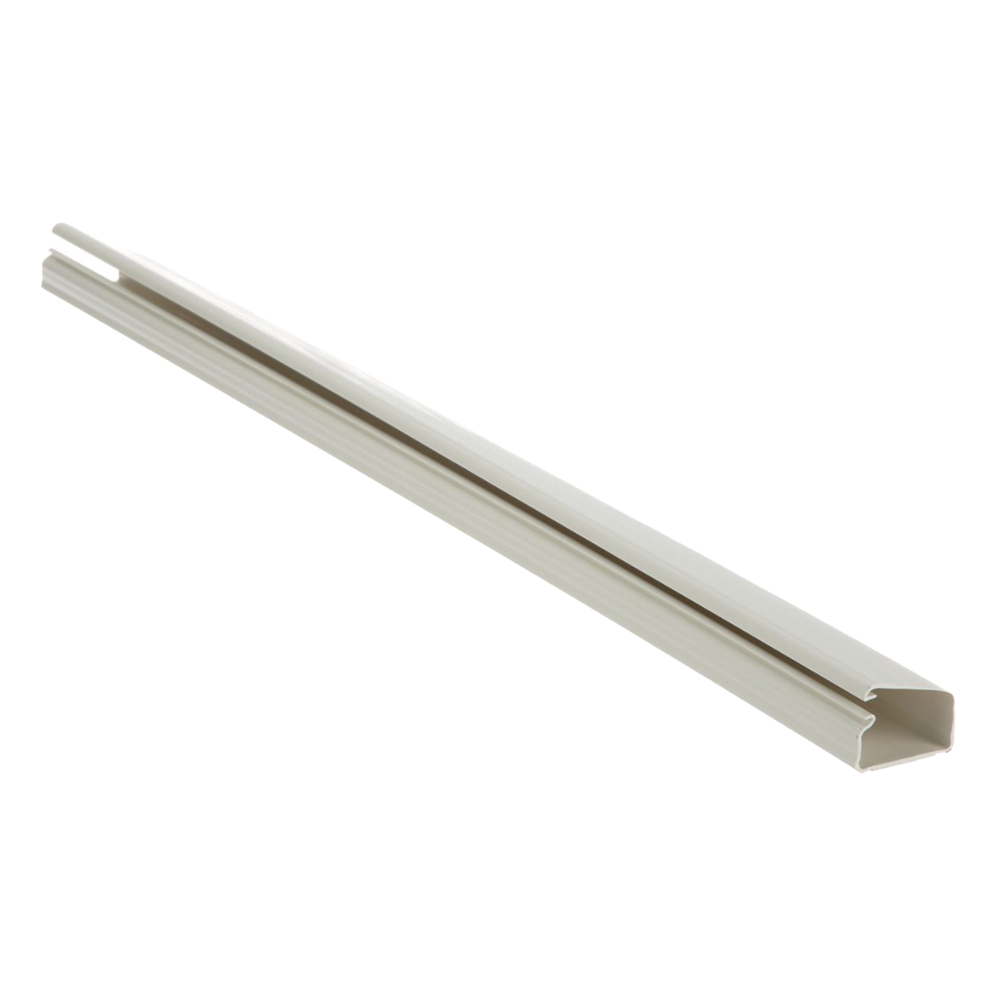 Canaleta de PVC / Diseño Tipo Bisagra / 38.4 x 24 x 3048 mm (10 ft) / Instalación Adhesiva Sin Herramientas / UL94V-0 / Blanco Mate — PANDUIT · SKU LD10IW10-A