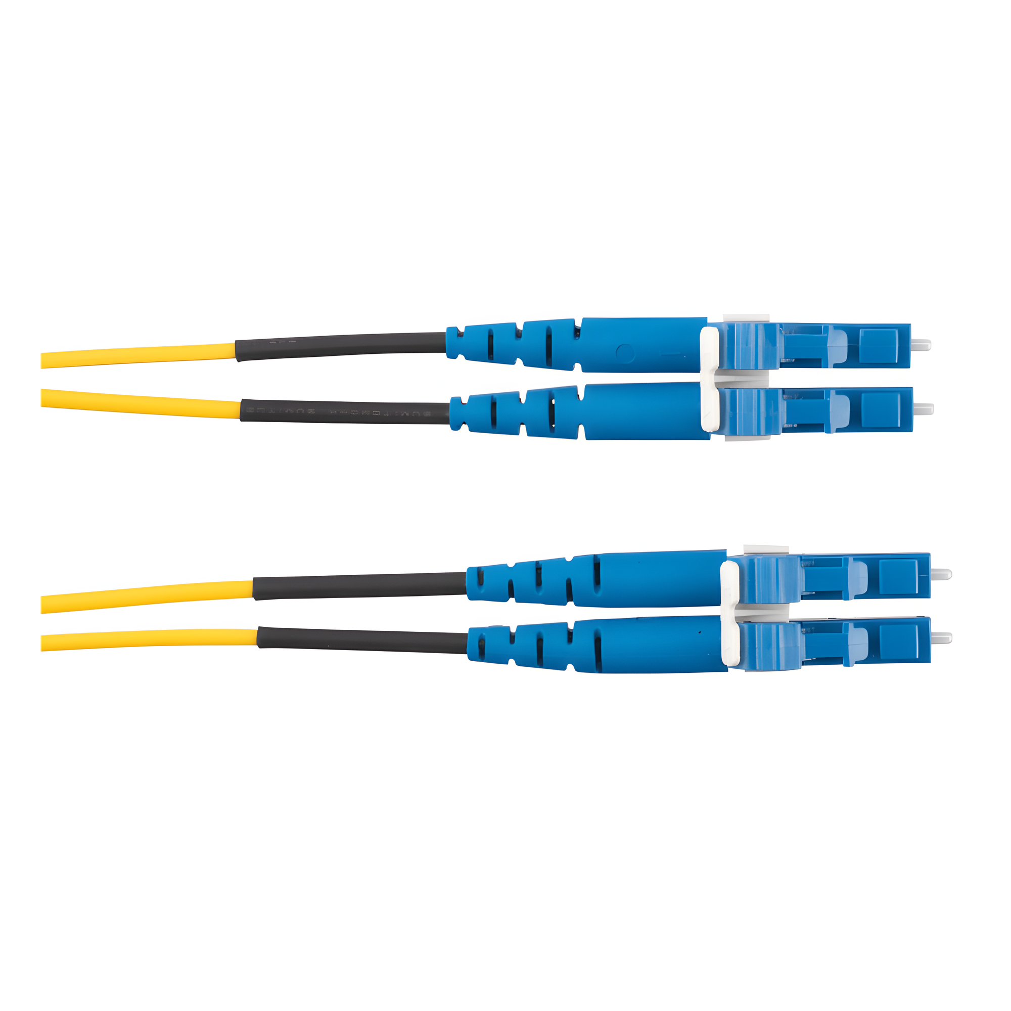 Jumper de Fibra Óptica Monomodo / OS2 9/125 / LC-LC Duplex / LSZH / 1 m (3.28 ft) / Amarillo