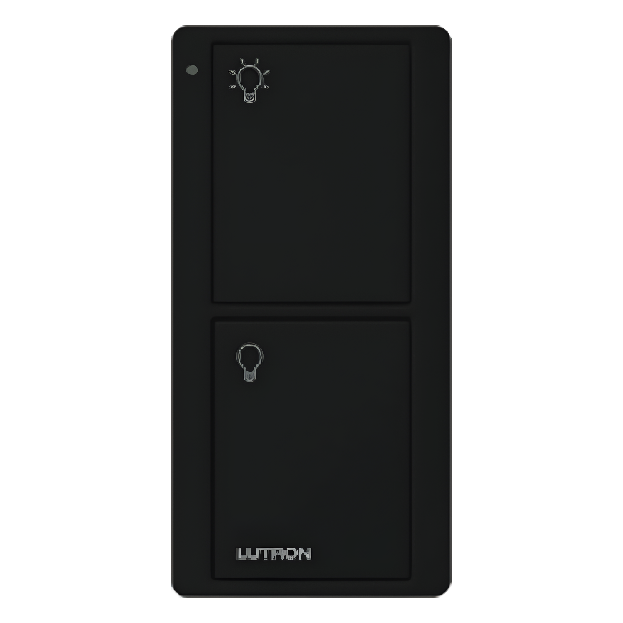 Control Remoto Inalámbrico / 2 Botones / Alcance 18 m (59.1 ft) Línea de Vista / Batería 10 Años / Sin Cableado — LUTRON ELECTRONICS · SKU PJ22BGBLL01